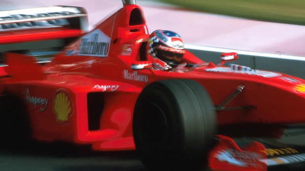  Michael Schumacher GER, Ferrari F300, DNF. Formula One World Championship, WM, Weltmeisterschaft Japanese GP, Rd 16, Suzuka, Japan, 1 November 1998. PUBLICATIONxINxGERxSUIxAUTxHUNxONLY 98jap25