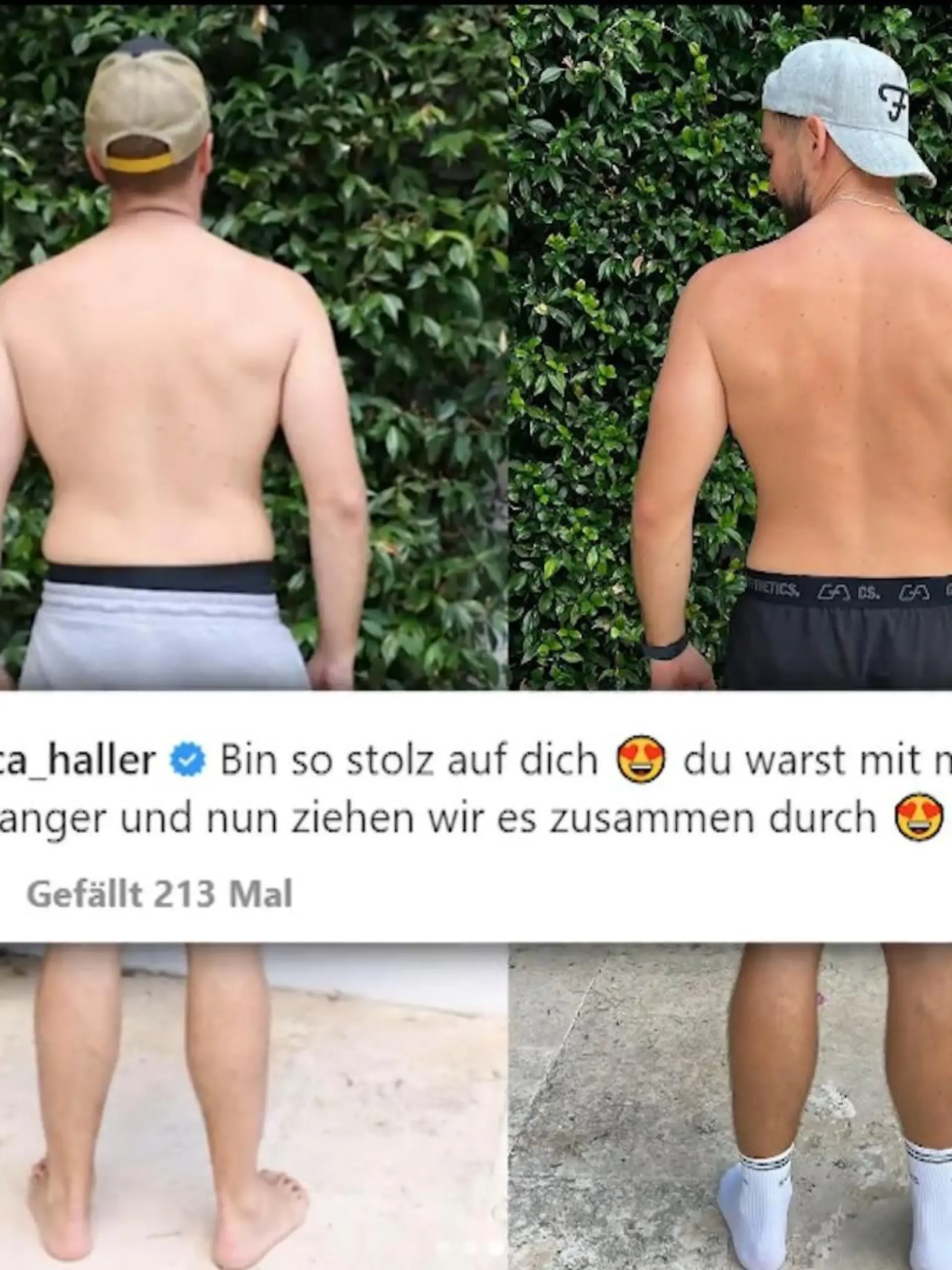 Bild zu: "Johannes Haller zeigt Vorher-Nachher-Vergleich"