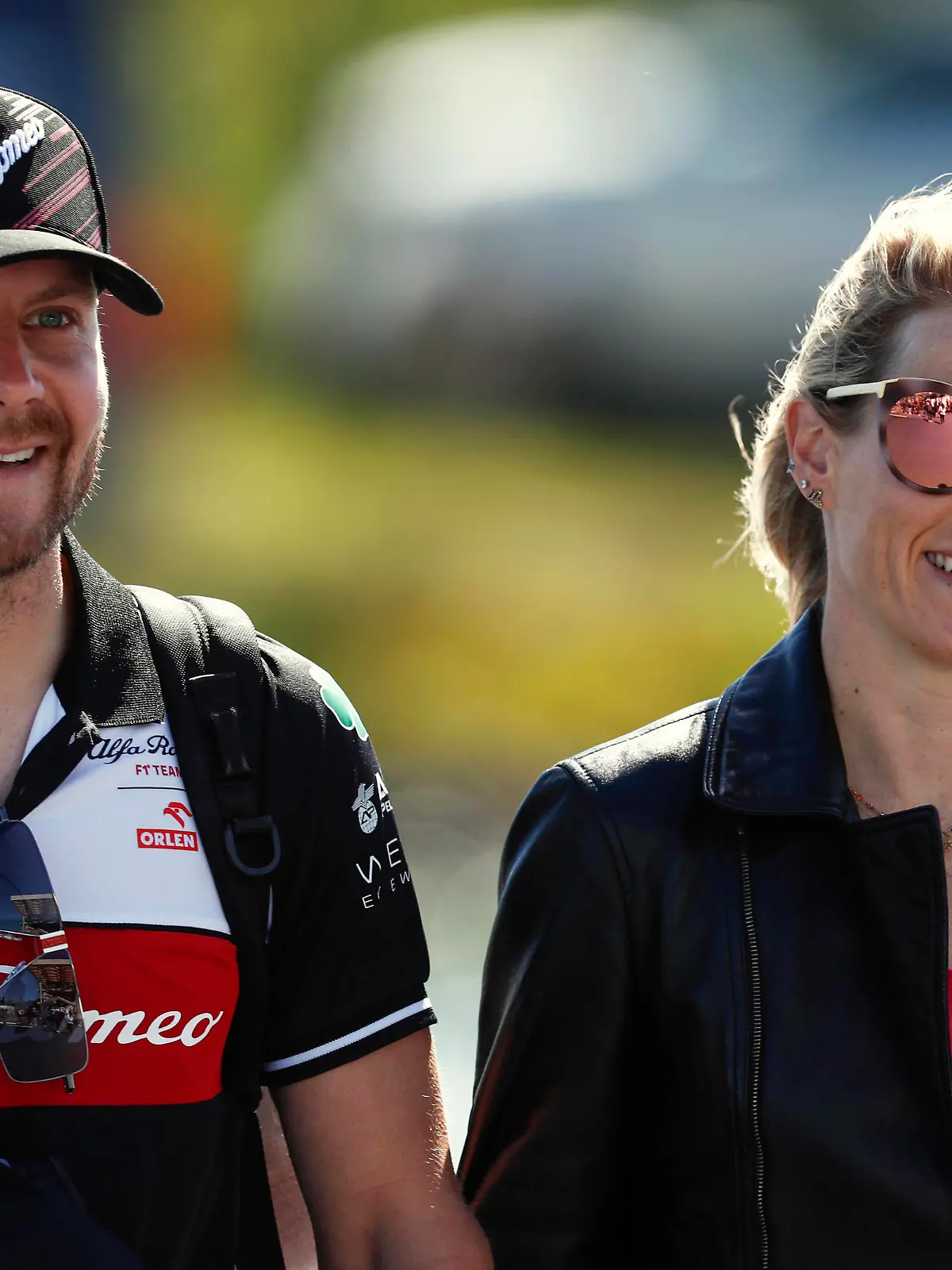  Formula 1 2022: Canadian GP CIRCUIT GILLES-VILLENEUVE, CANADA - JUNE 19: Valtteri Bottas, Alfa Romeo F1 Team, and Tiffany Cromwell during the Canadian GP at Circuit Gilles-Villeneuve on Sunday June 19, 2022 in Montreal, Canada. Photo by Carl Bingham / LAT Images Images PUBLICATIONxINxGERxSUIxAUTxHUNxONLY GP2209_135824_X4I5967