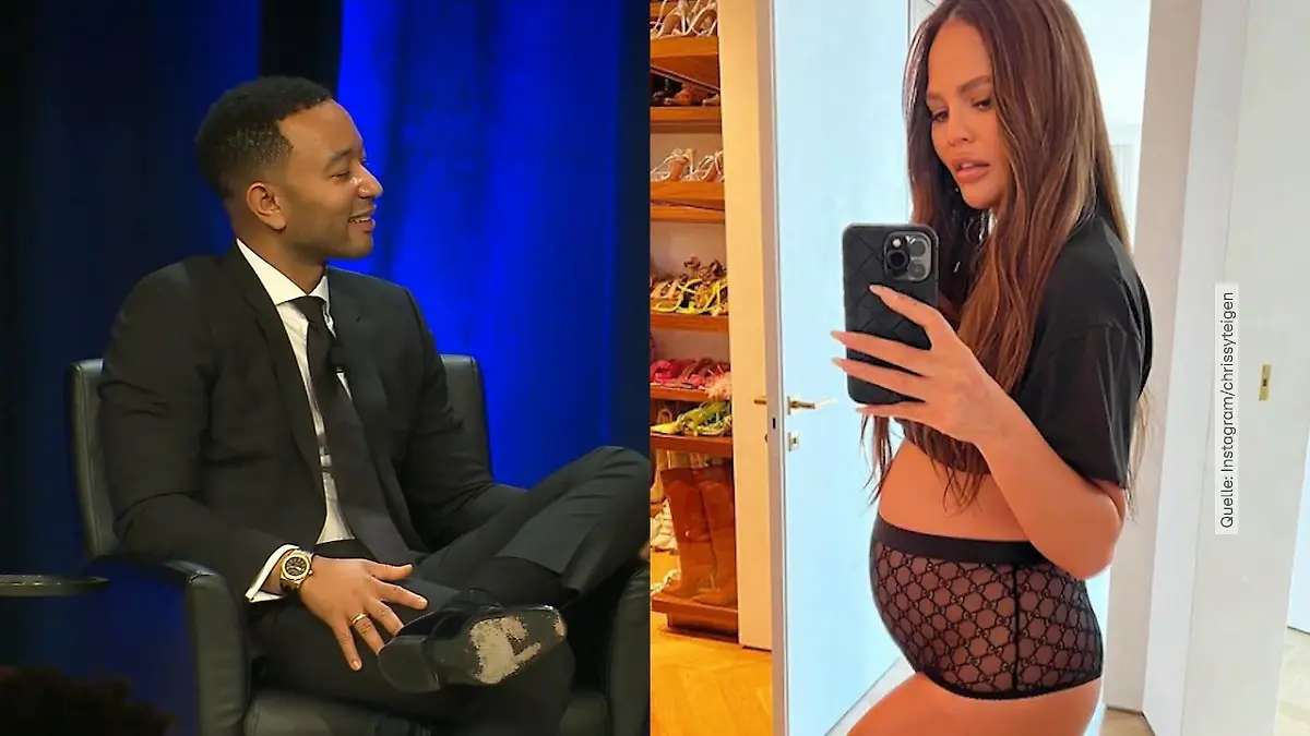 Chrissy Teigen ist wieder schwanger "Wechselbad der Gefühle"
