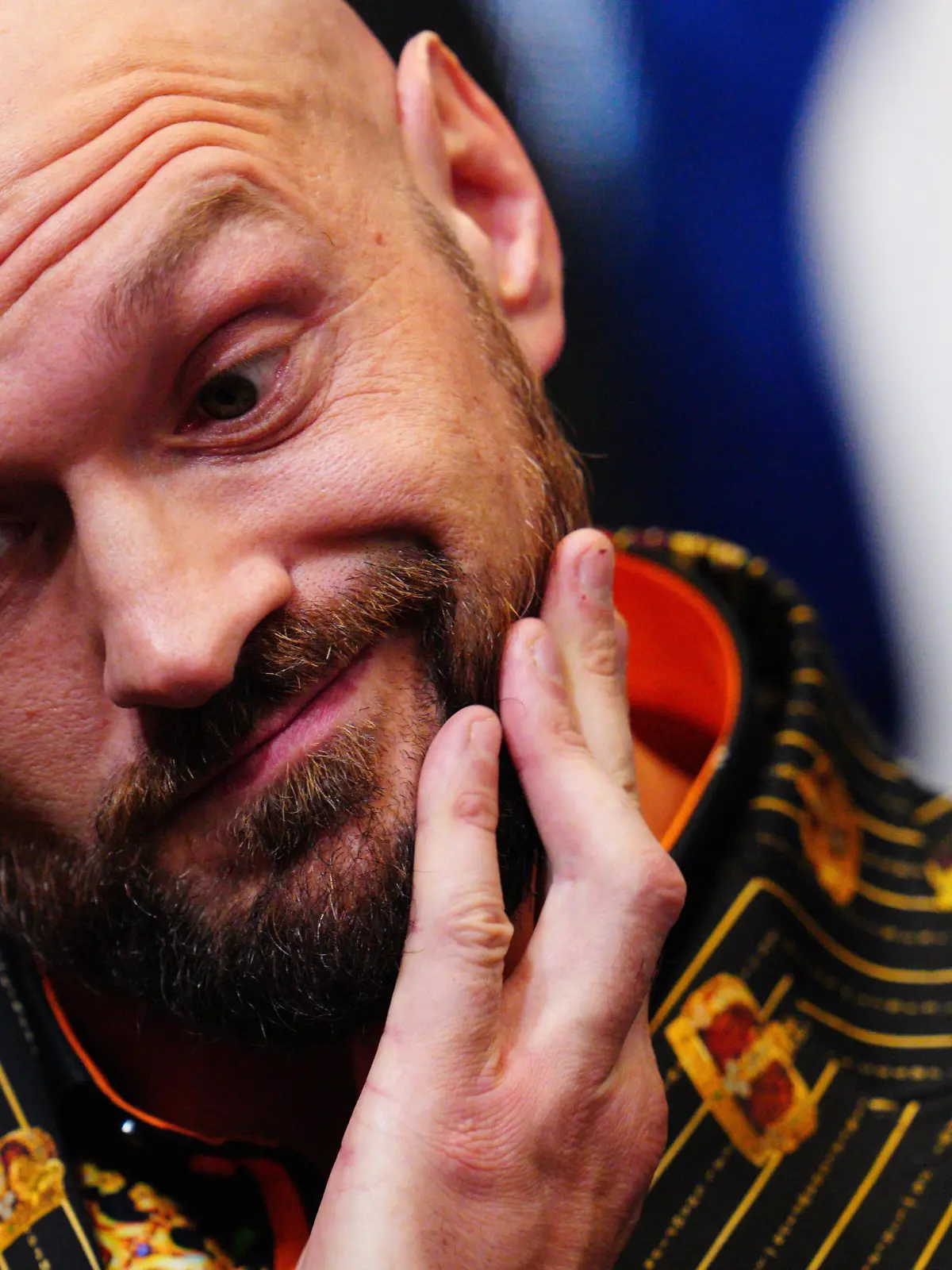  Mandatory Credit: Photo by Javier Garcia/Shutterstock 12901495ai Tyson Fury during his pre-fight press conference, PK, Pressekonferenz Tyson Fury v Dillian Whyte, WBC Heavyweight Championship, Press Conference, Boxing, Wembley Stadium, London, UK - 20 Apr 2022 Tyson Fury v Dillian Whyte, WBC Heavyweight Championship, Press Conference, Boxing, Wembley Stadium, London, UK - 20 Apr 2022 PUBLICATIONxINxGERxSUIxAUTXHUNxGRExMLTxCYPxROMxBULxUAExKSAxONLY Copyright: xJavierxGarcia/Shutterstockx 12901495ai
