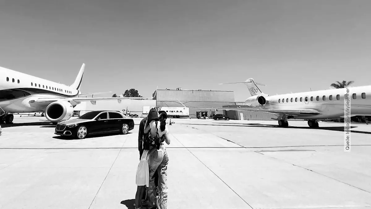 Kylie Jenner als Klima-Sünderin ertappt Privatjet fliegen innerhalb LAs