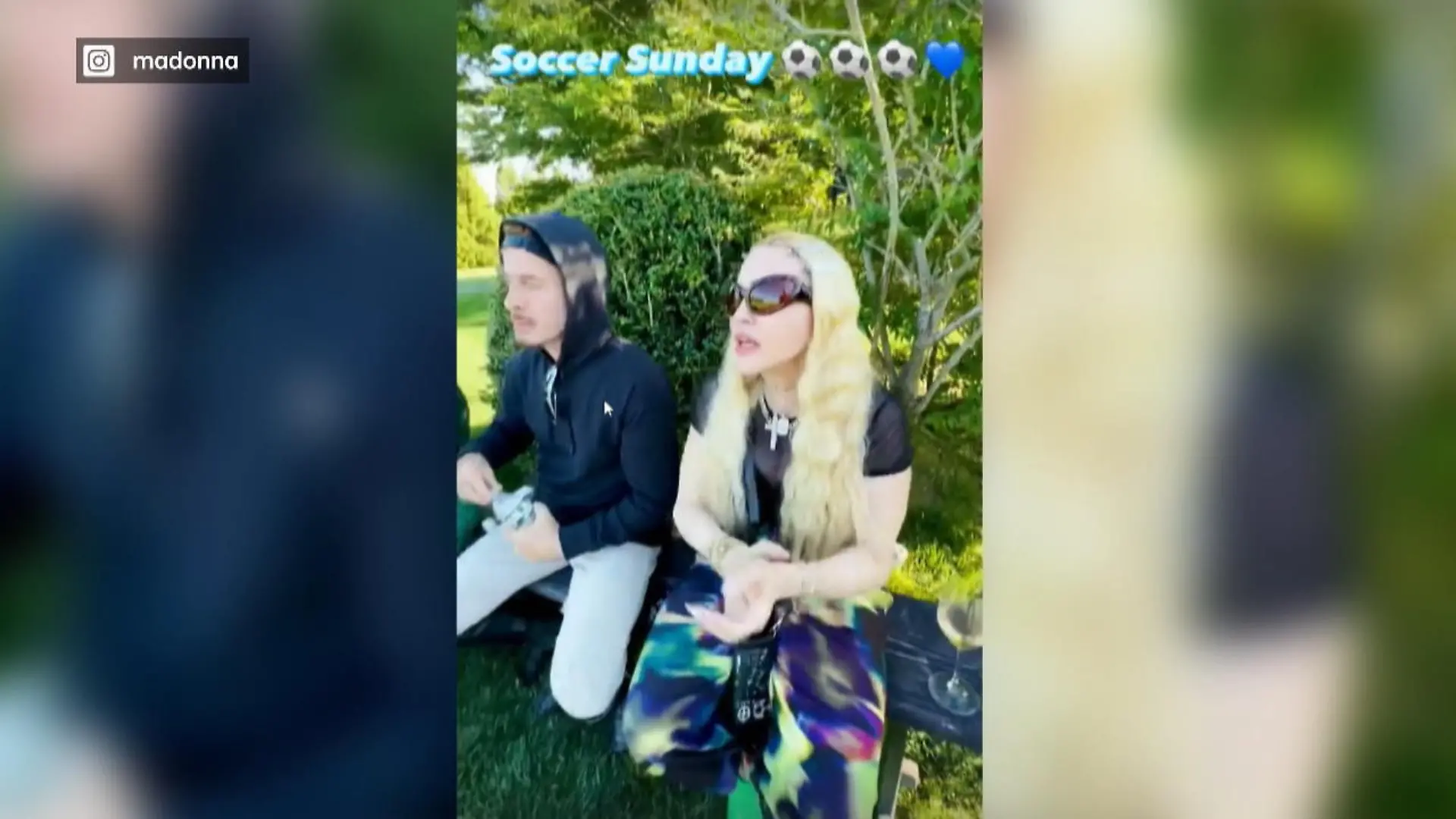 Super-Mama Madonna beim Fußball So feuert die Queen of Pop ihre Kids an