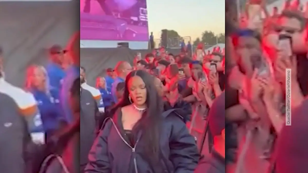 Erster Auftritt als Neu-Mama Rihanna wieder aufgetaucht