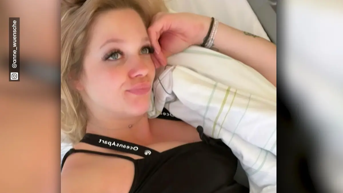 Anne Wünsche: Geburt wird eingeleitet Influencerin im Krankenhaus