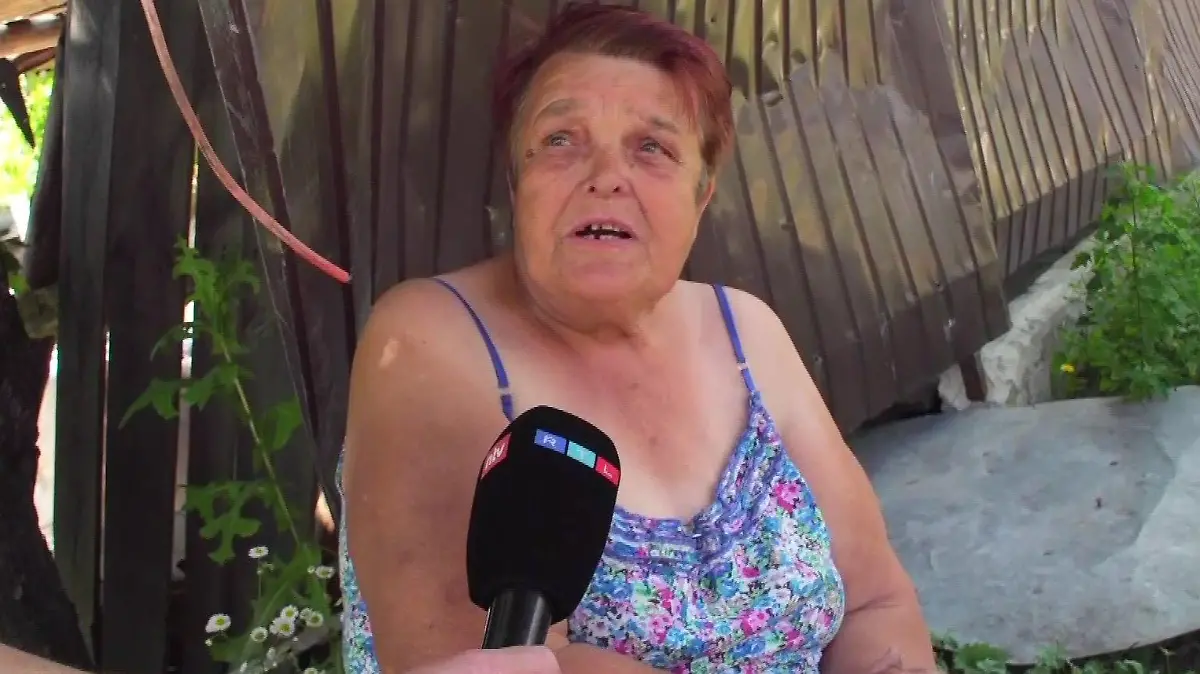 "Wir sind den jungen Leuten sehr dankbar", sagt diese Bewohnerin.