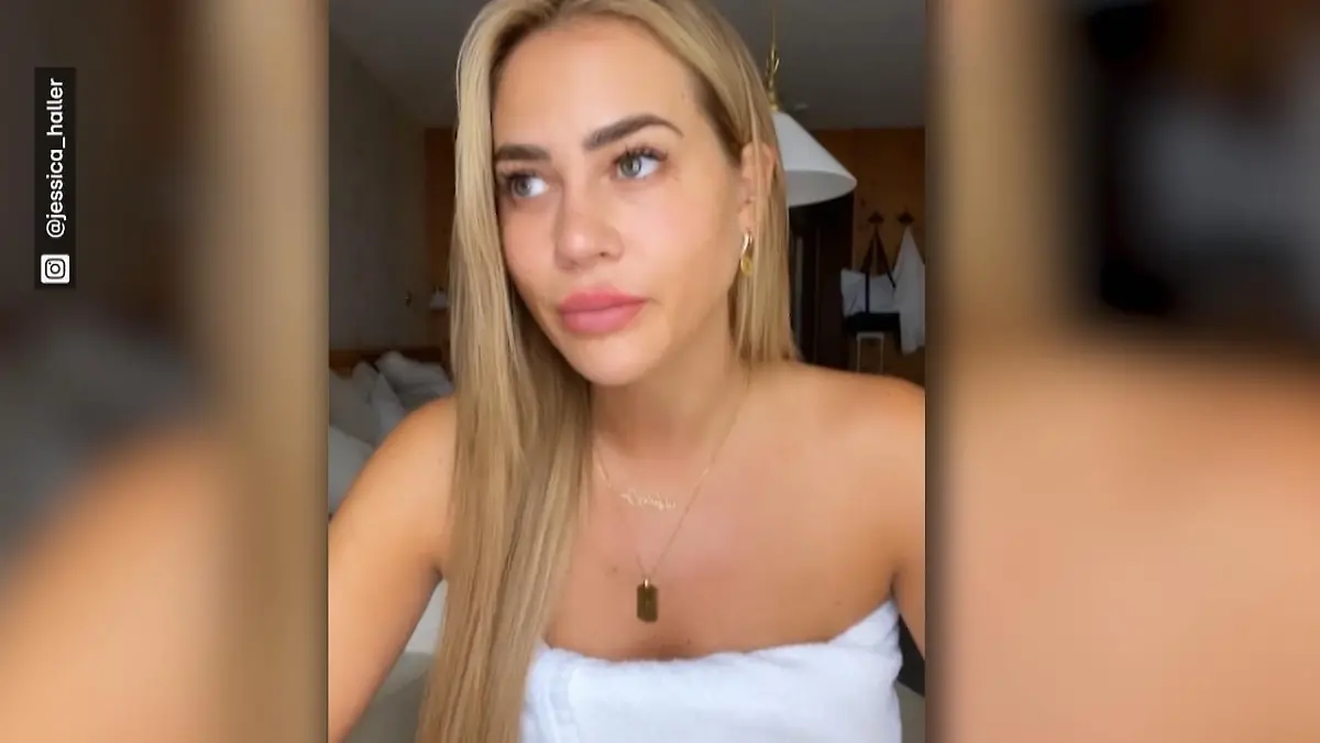 Jessica Haller hat schreckliche Schmerzen Kopf, Wirbelsäule, Rücken