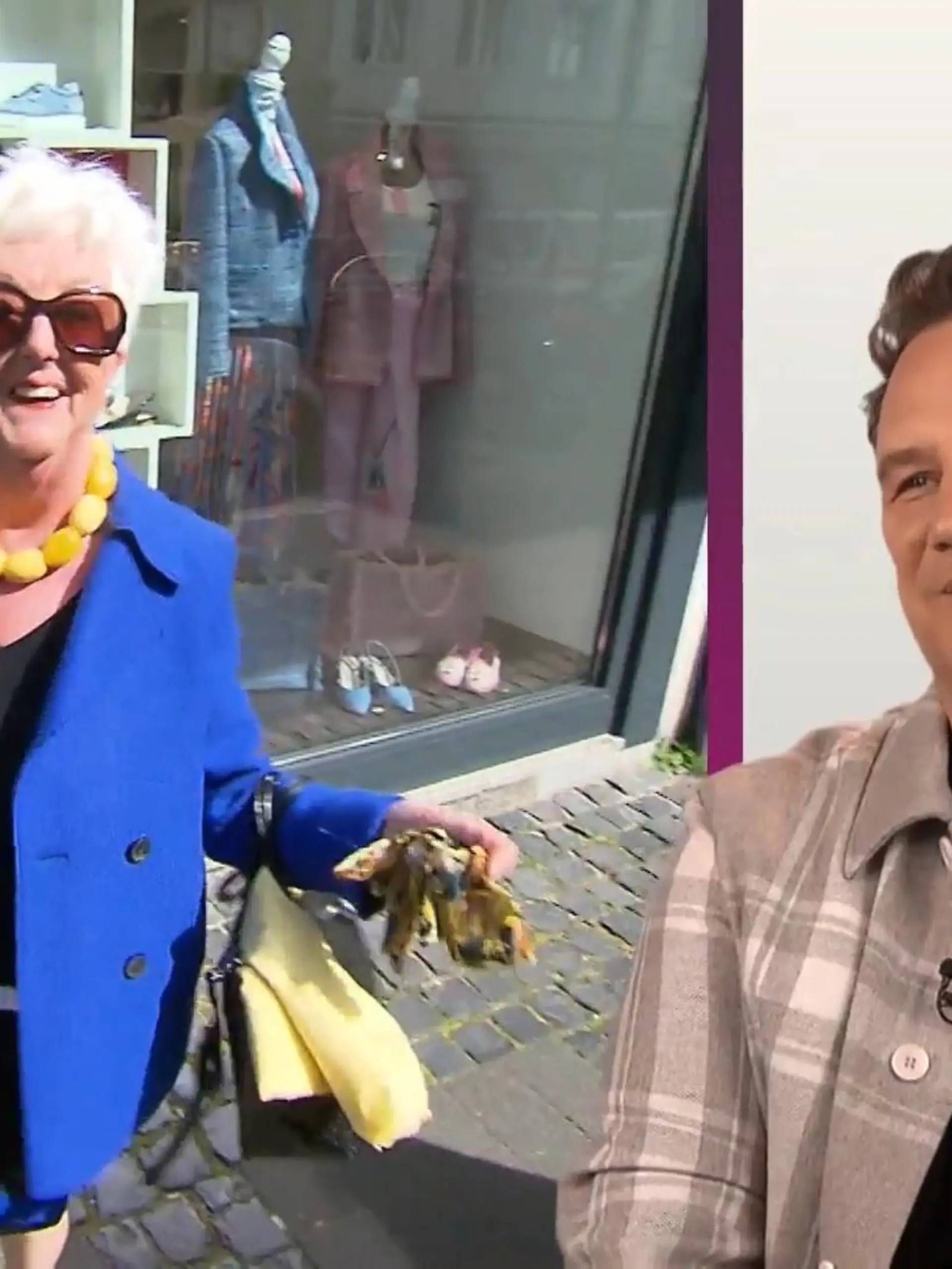 Bild zu: "Die 86-jährige Power-Seniorin Inge weiß, wo es modisch lang geht."