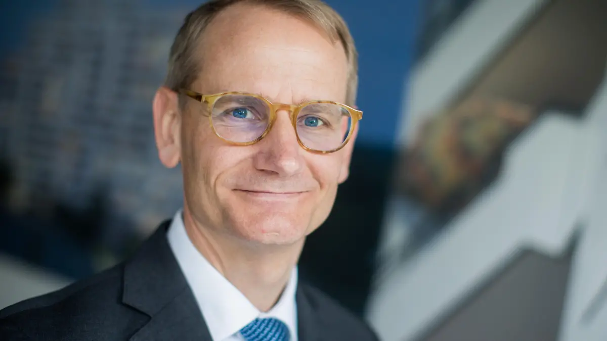 Lars von Lackum, Digitalvorstand des Immobilienkonzerns LEG, aufgenommen in der Zentrale. Von Lackum soll ab dem 1. Juni 2019 neuer Vorstandsvorsitzender werden.