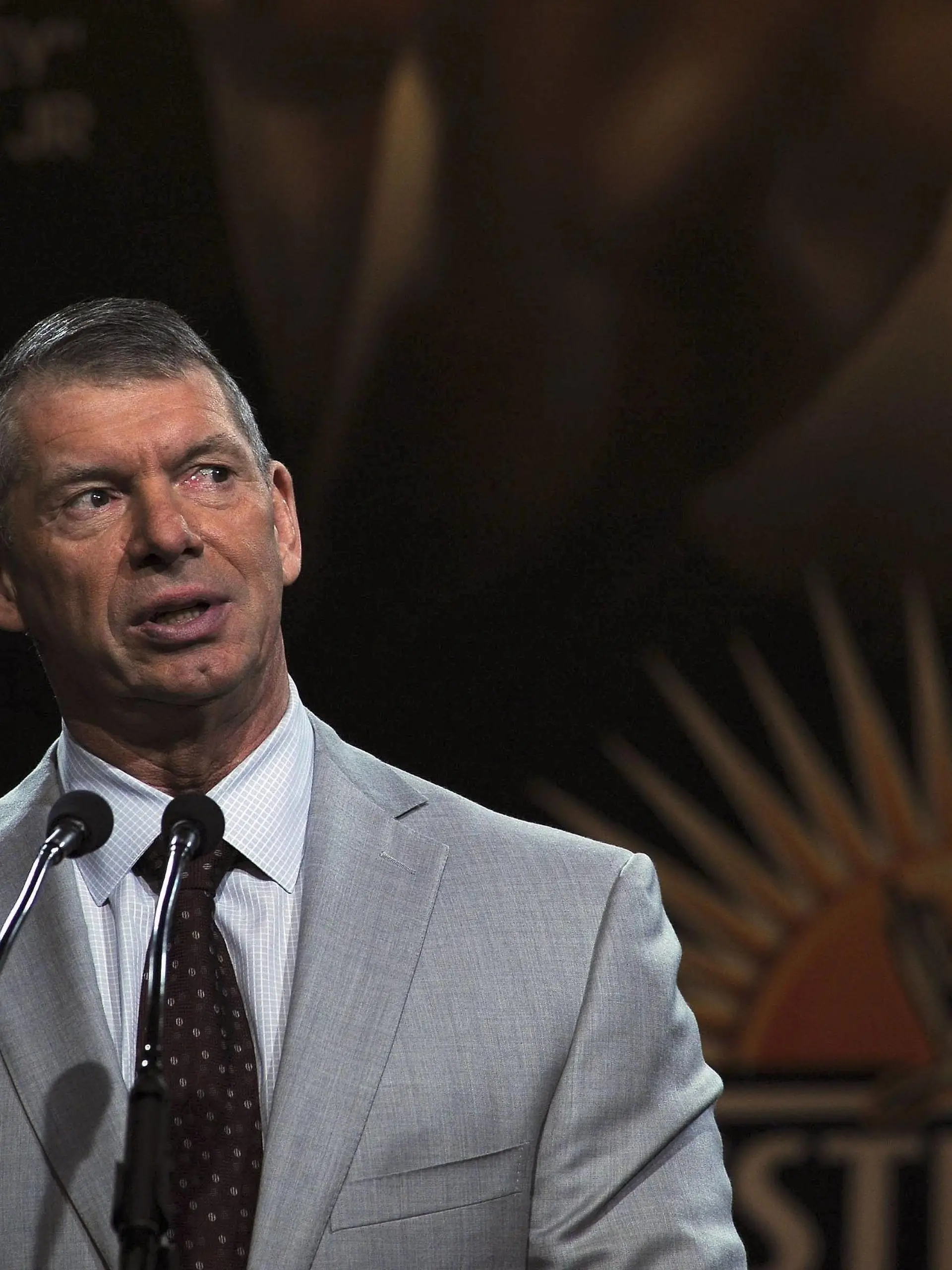 Mar 26, 2008 - New York, New York, USA - WWE president VINCE MCMAHON speaks at a press conference for WrestleMania XXIV at the Hard Rock Cafe In New York City. PUBLICATIONxINxGERxSUIxAUTxONLY - ZUMAny1_ 20080326_jes_ny1_319
Mar 26 2008 New York New York USA WWE President Vince MCMahon Speaks AT a Press Conference for Wrestlemania XXIV AT The Hard Rock Cafe in New York City PUBLICATIONxINxGERxSUIxAUTxONLY ZUMAny1_ 20080326_jes_ny1_319