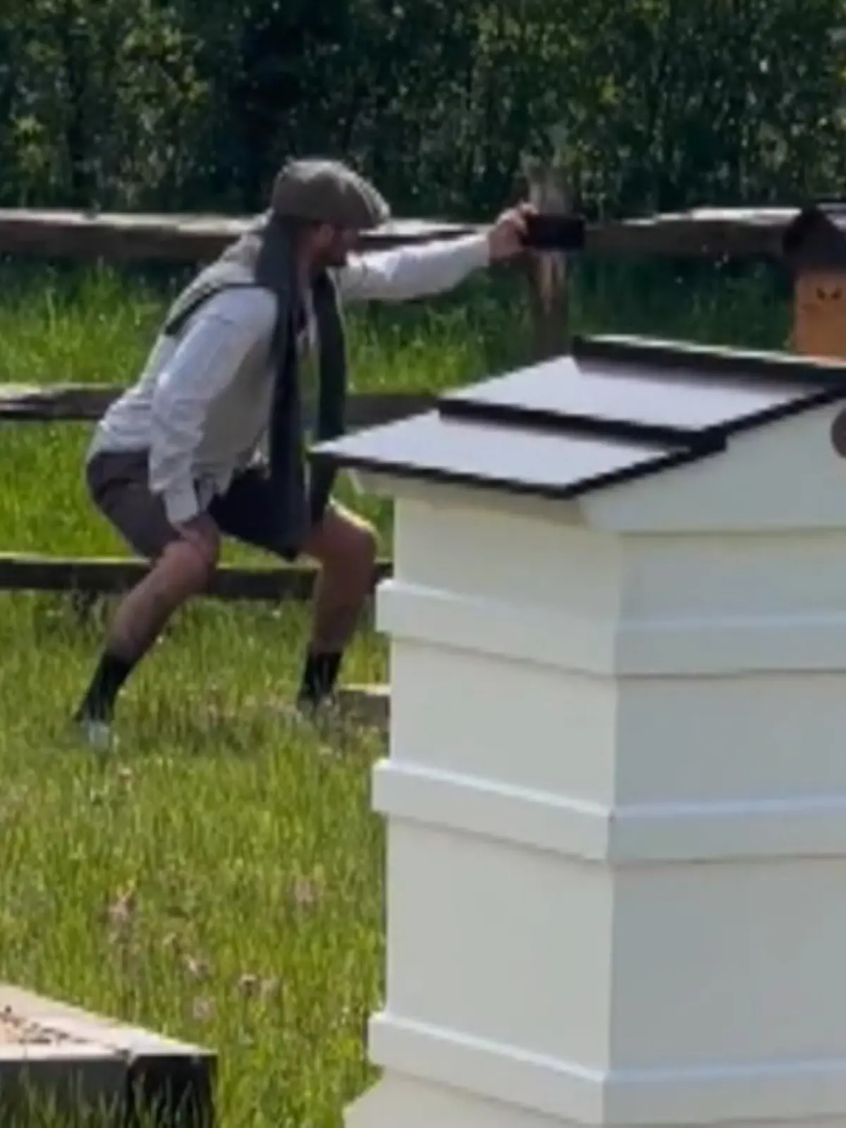 Bild zu: "David Beckham wird zum stolzen Bienenbesitzer"