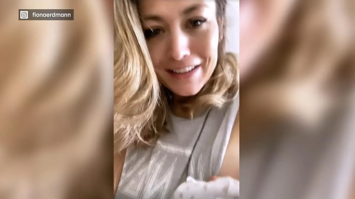Fiona Erdmann ist mit ihrer Tochter wieder Zuhause Nach Notkaiserschnitt