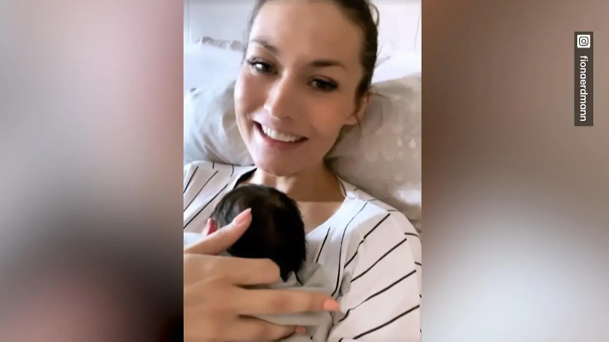 Fiona Erdmann: "Ich komme nicht auf diese Haarpracht klar!" Nach Notkaiserschnitt ihrer Tochter