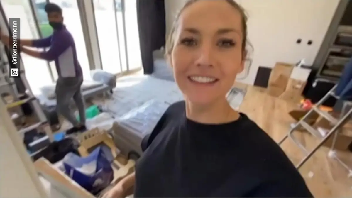 Fiona Erdmann im Umzugsstress Kurz vor der Geburt