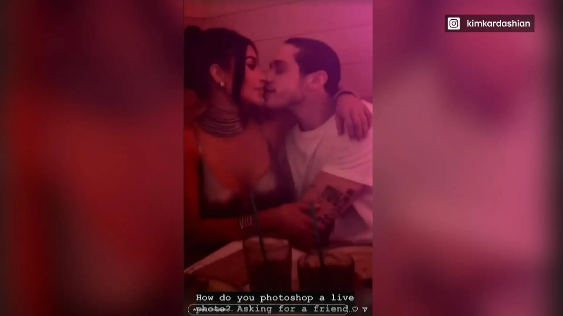Hat Kim Kardashian ihren Pete retuschiert? Knutschfoto als Beweis