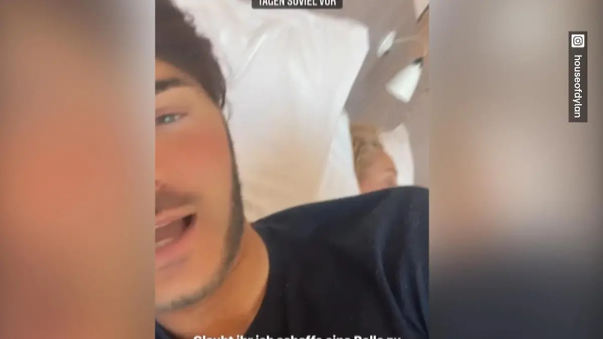 Wer hier wirklich neben Sam Dylan im Bett liegt Ist das Sharon Stone?