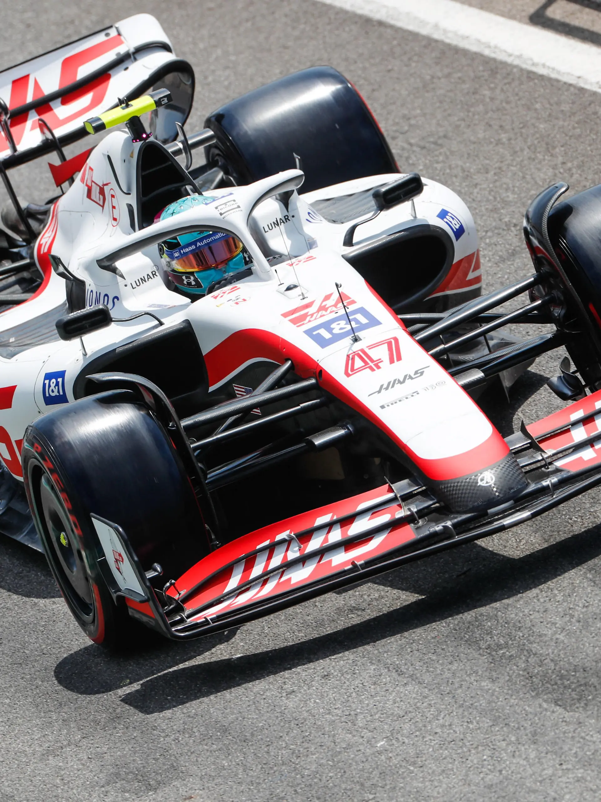 Formula 1 2022: French GP CIRCUIT PAUL RICARD, FRANCE - JULY 23: Mick Schumacher, Haas VF-22 during the French GP at Circuit Paul Ricard on Saturday July 23, 2022 in Le Castellet, France. Photo by Steven Tee / LAT Images Images PUBLICATIONxINxGERxSUIxAUTxHUNxONLY GP2212_112032_2ST8008 