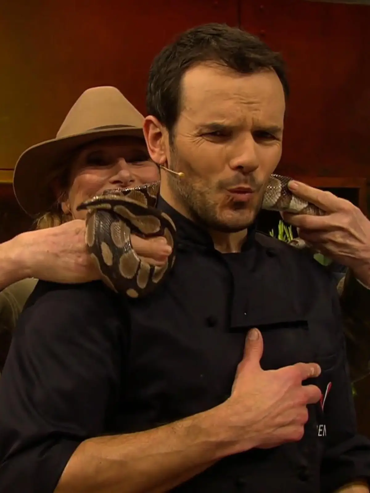 Bild zu: "Steffen Henssler hat 'ne Schlange am Hals"