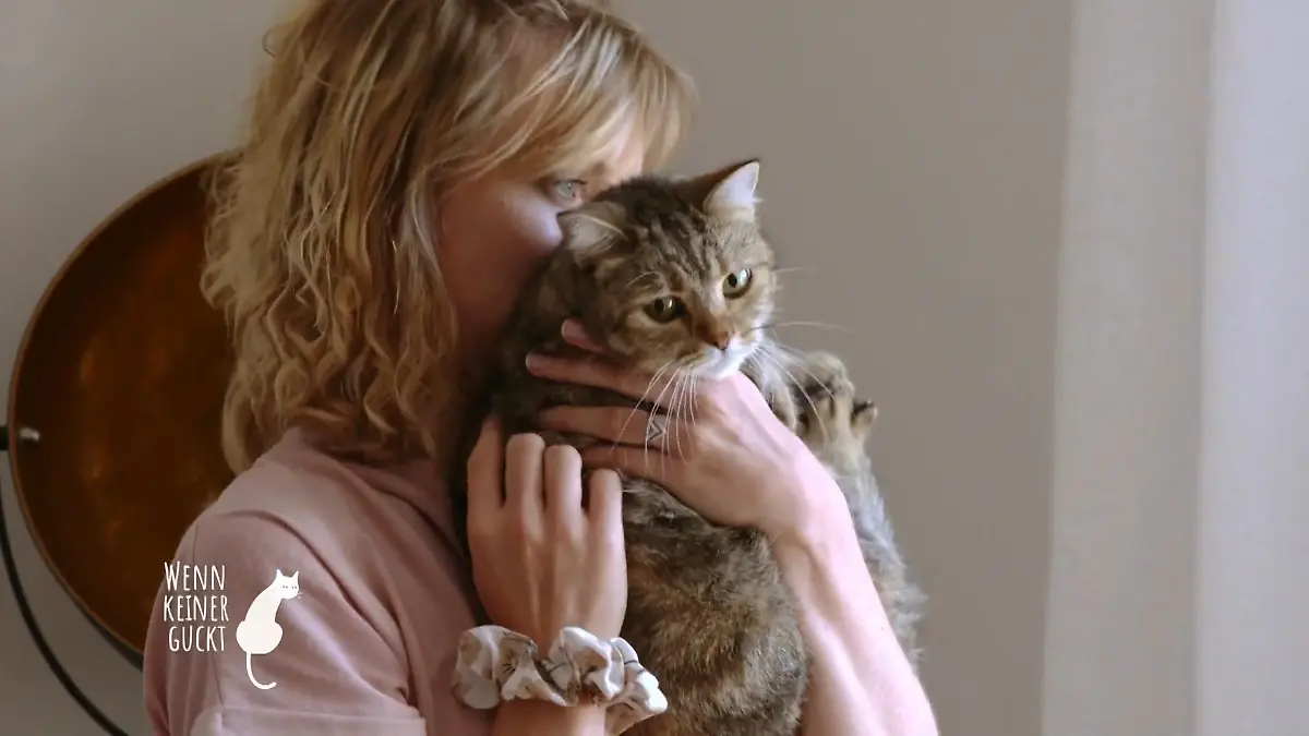 Katzenmama Julia liebt Luna und Lupo über alles Freigängerkatzen