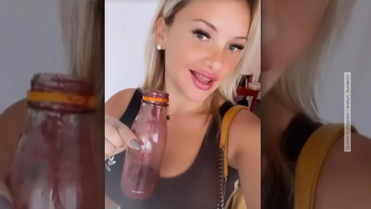 Evelyn Burdeckis Wohnung versaut durch Smoothie Explosion "Überall Schimmel-Beeren"
