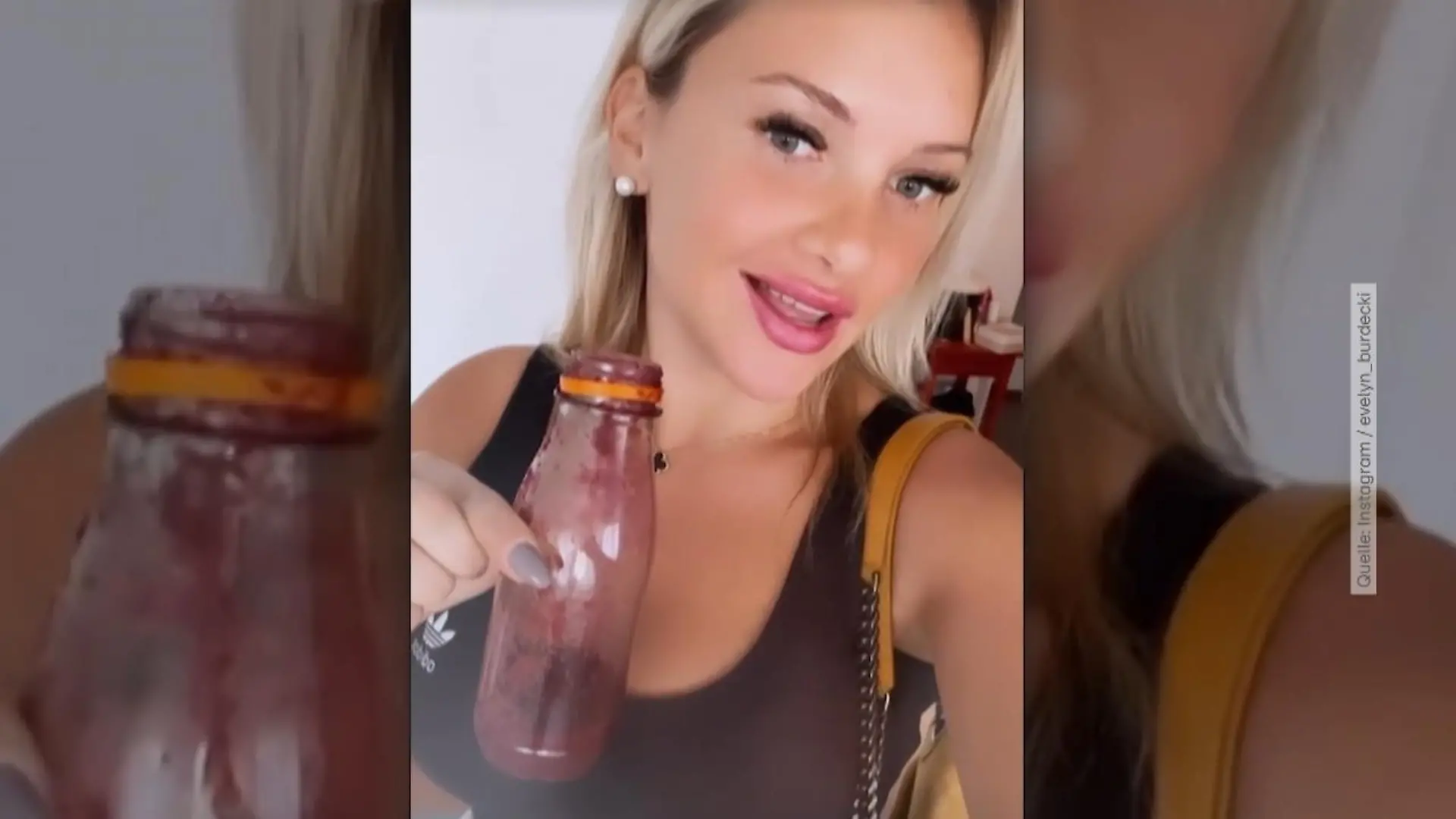 Evelyn Burdeckis Wohnung versaut durch Smoothie Explosion "Überall Schimmel-Beeren"