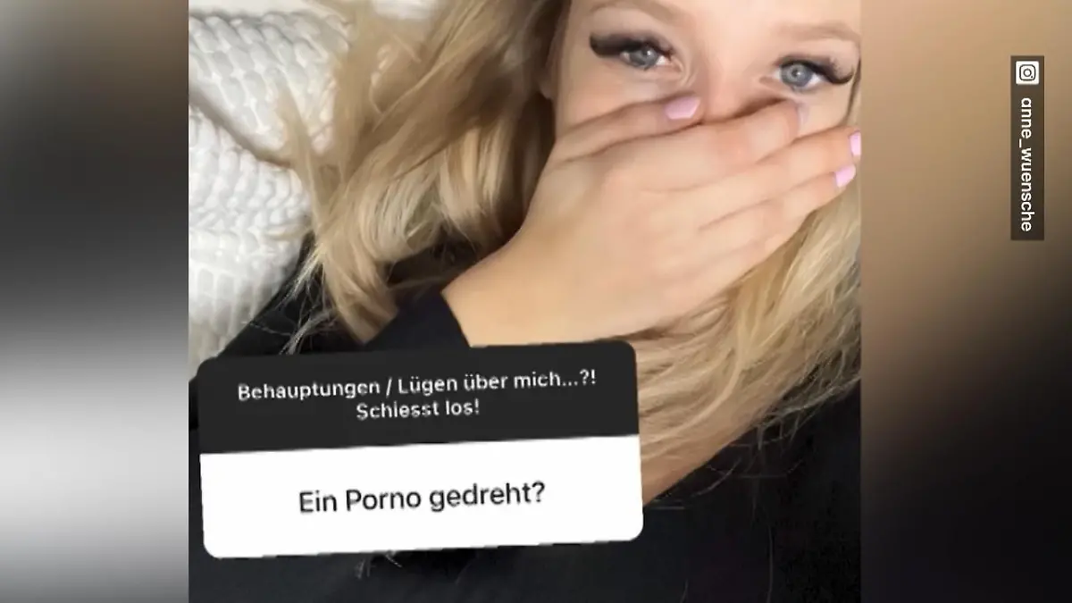 Influencerin Anne Wünsche legt Porno-Beichte ab Oben ohne im Supermarkt