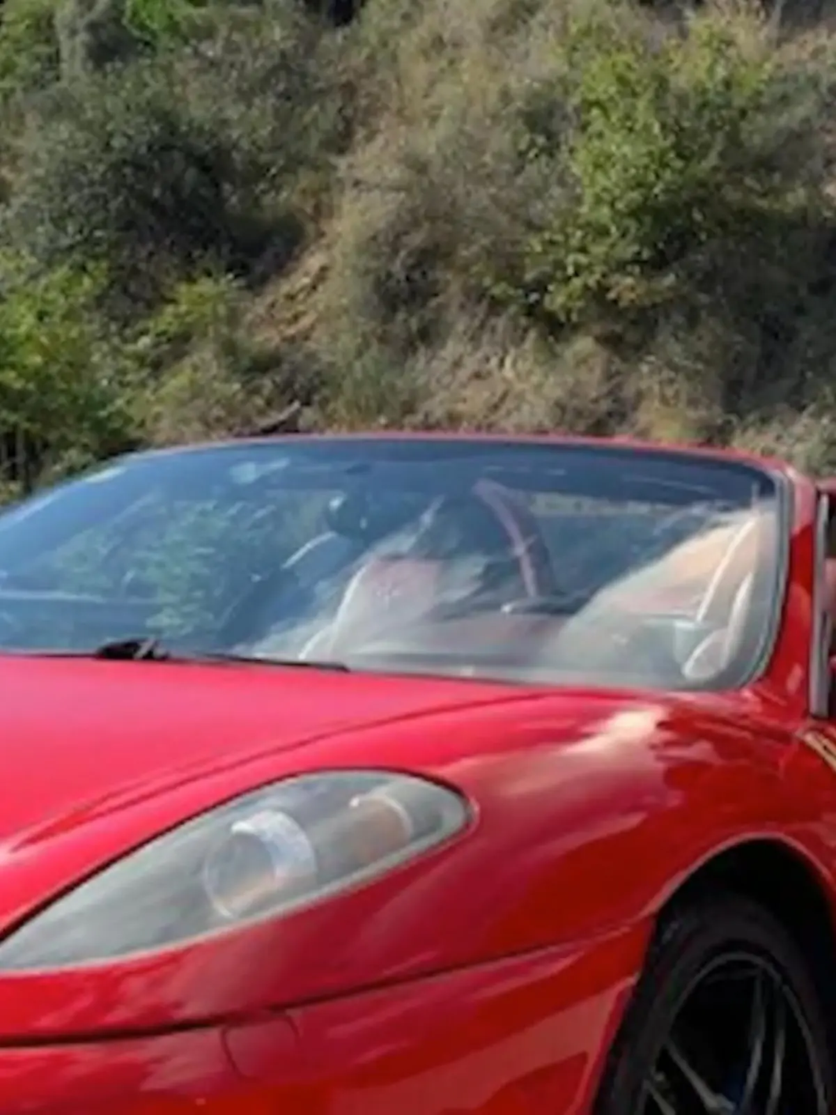 Bild zu: "Filip Pavlović & Mischa Mayer hatten Unfall mit Ferrari"