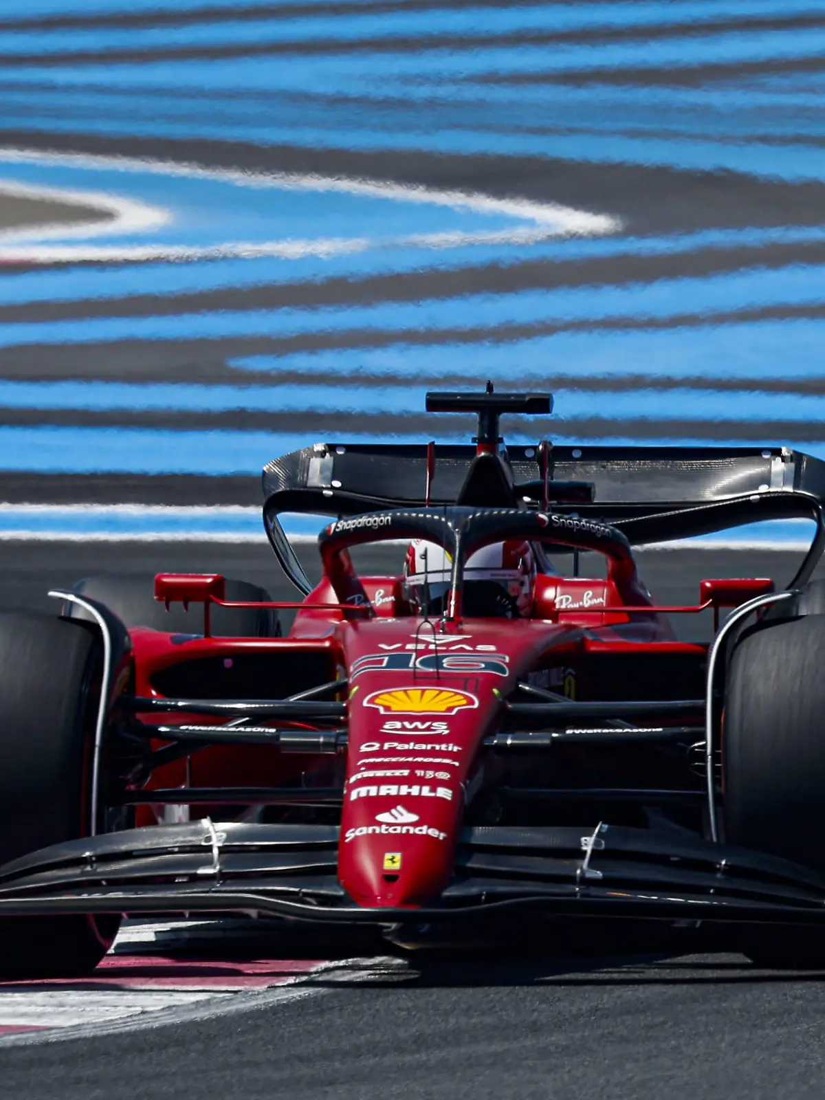  16 LECLERC Charles mco, Scuderia Ferrari F1-75, action during the Formula 1 Lenovo Grand Prix de France, French Grand Prix 2022, 12th round of the 2022 FIA Formula One World Championship, WM, Weltmeisterschaft from July 22 to 24, 2022 on the Circuit Paul Ricard, in Le Castellet, France - F1 - FRENCH GRAND PRIX 2022 DPPI/Panoramic PUBLICATIONxNOTxINxFRAxITAxBEL 00122028__DEL4404.JPG_