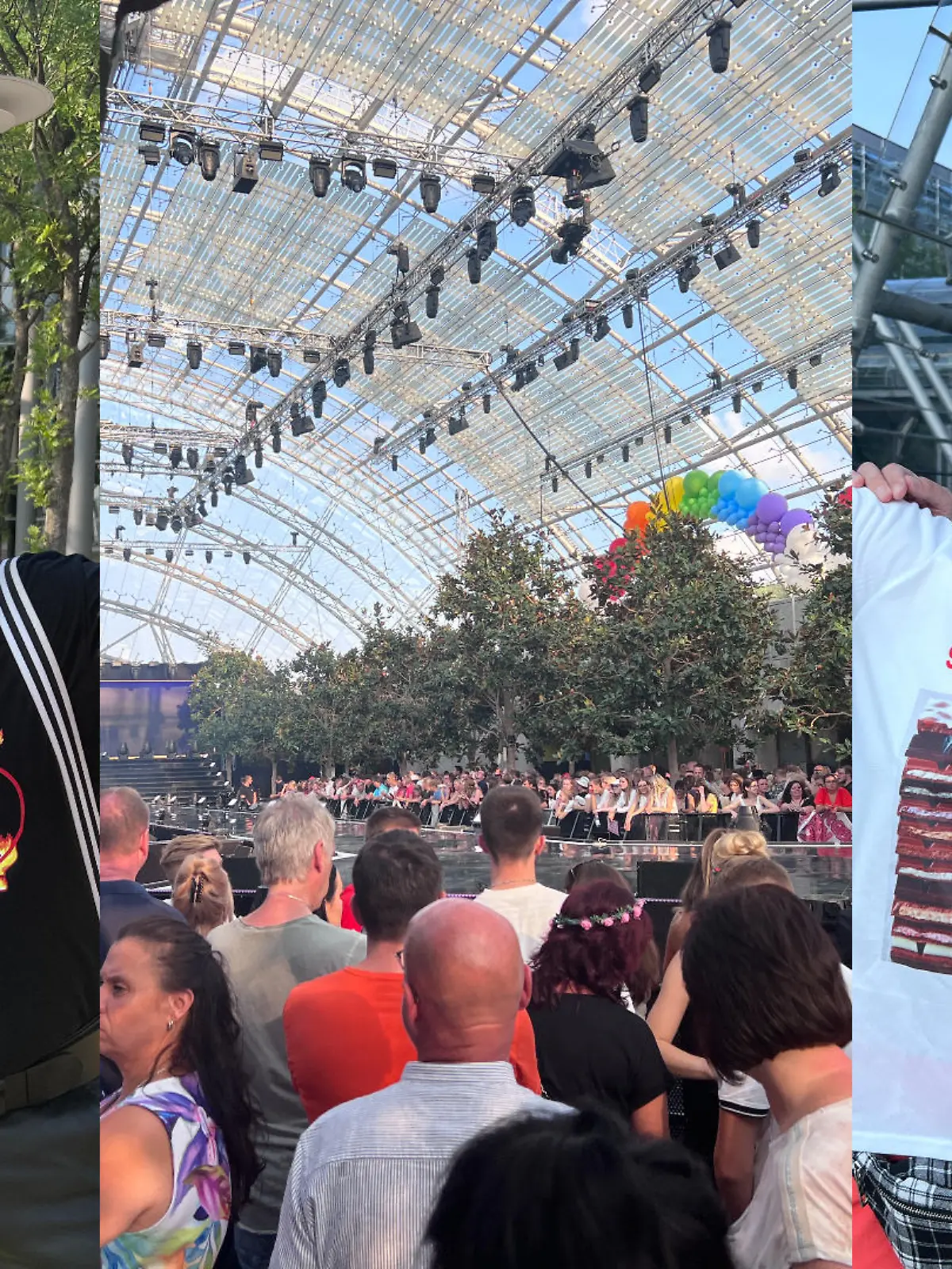"Helene Fischer"-Fans fiebern vor der Halle in Leipzig ihrem großen Auftritt entgegen.