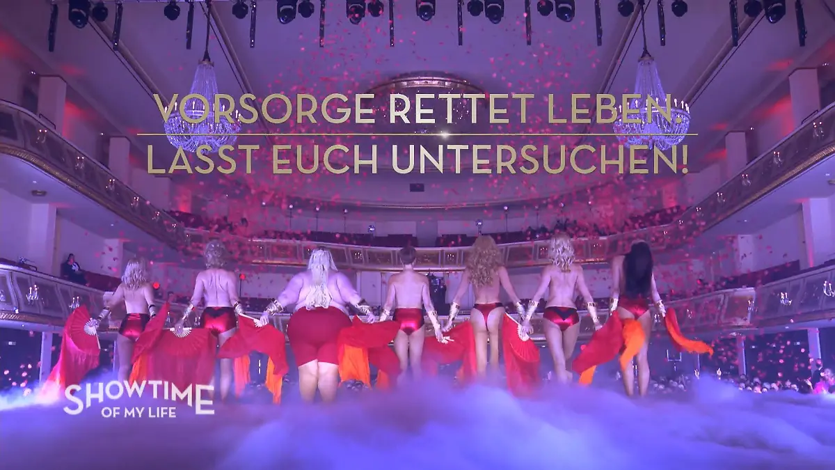 Es ist soweit: Die "Ladies Night" steht auf der Bühne! Hüllenlos für den guten Zweck