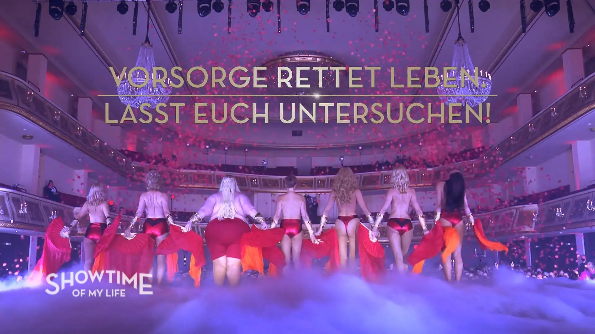 Es ist soweit: Die "Ladies Night" steht auf der Bühne! Hüllenlos für den guten Zweck