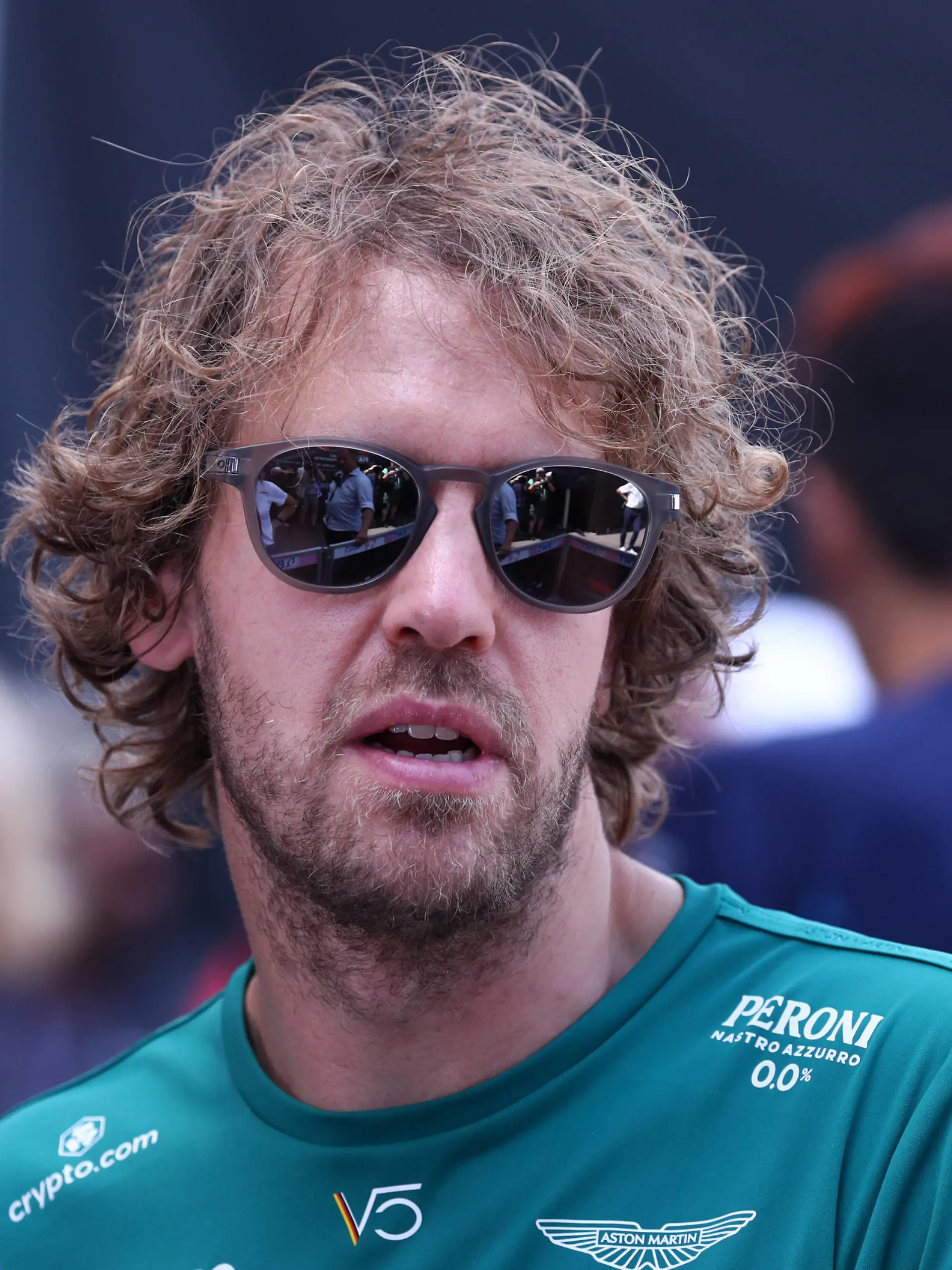 Formula 1 - Monaco Grand Prix 2022 Sebastian Vettel of Aston Martin looks on prior to practice ahead of the Formula 1 Monaco Grand Prix 2022 at Circuit de Monaco on May 27, 2022 in Monte-Carlo, Monaco. Monte Carlo Circuit de Monaco Monaco Copyright: xMarcoxCanonierox 