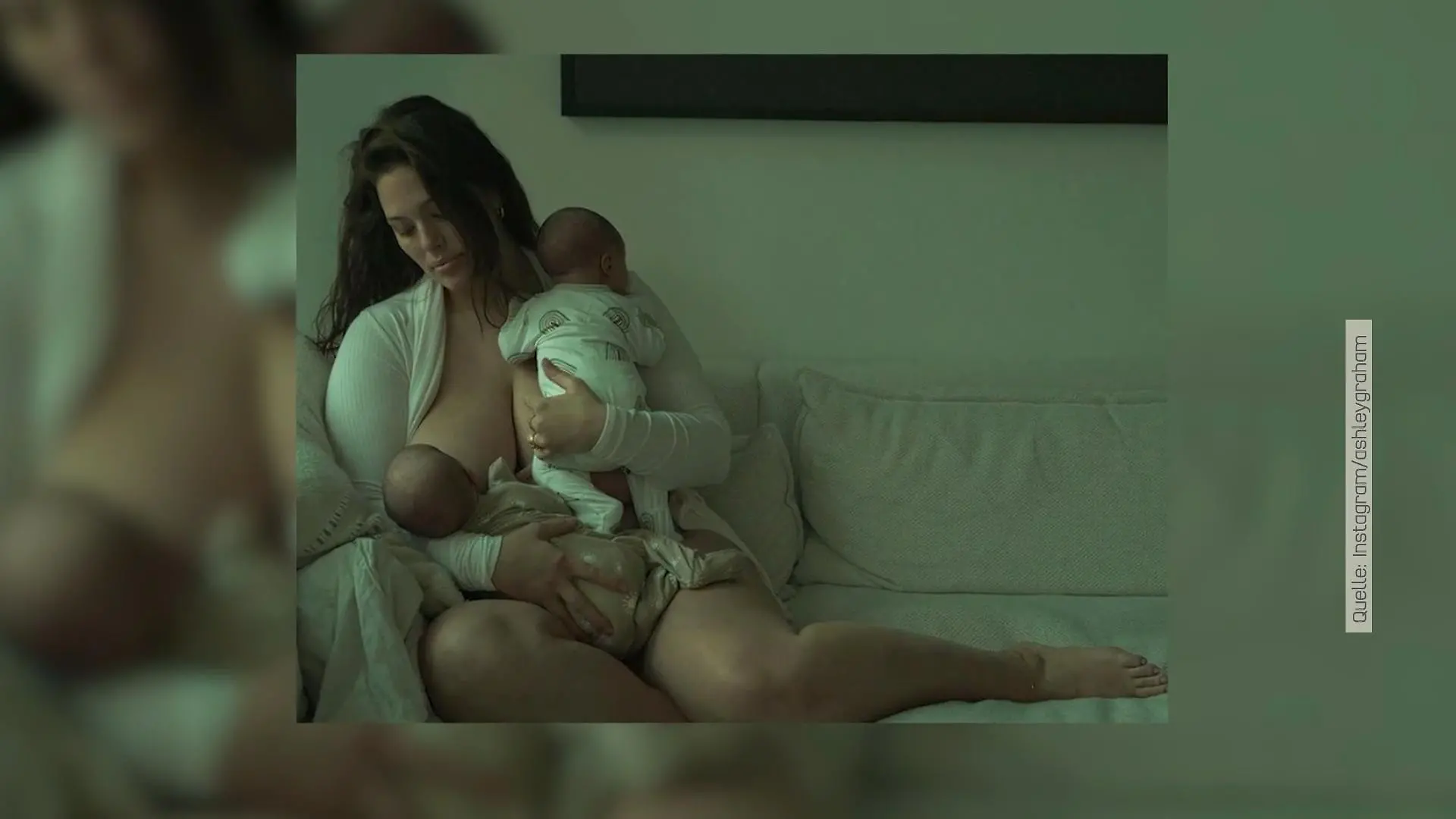 Ashley Graham zeigt ihre Zwillinge So heißen die Jungs