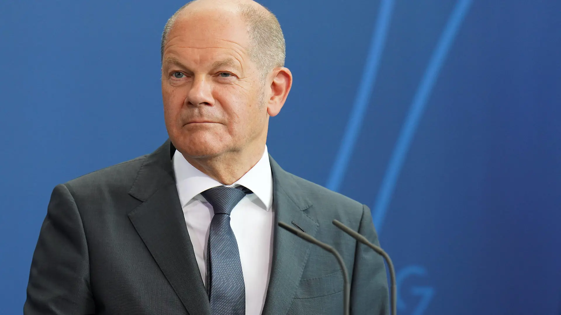 Bundeskanzler Olaf Scholz 18.7.2022 Presseunterrichtung durch Bundeskanzler Olaf Scholz und Staatspräsident Abd al-Fattah as-Sisi in Berlin Berlin Bundeskanzleramt Berlin GER *** Federal Chancellor Olaf Scholz 18 7 2022 Press briefing by Federal Chancellor Olaf Scholz and President Abd al Fattah as Sisi in Berlin Berlin Federal Chancellery Berlin GER