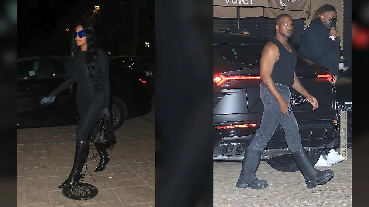 Kanye West hat Date mit Kim-Kopie Verblüffende Ähnlichkeit!