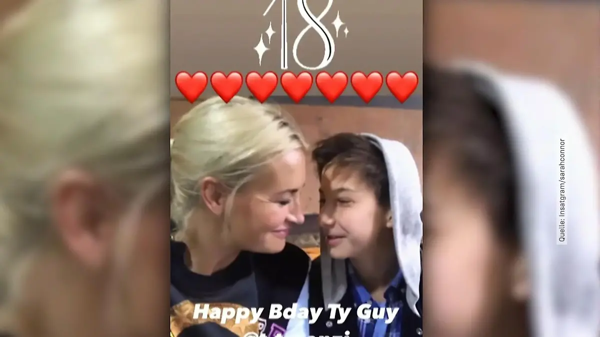 Sarah Connor gratuliert Sohn Tyler zuckersüß zum 18. Wahnsinn, schon volljährig!