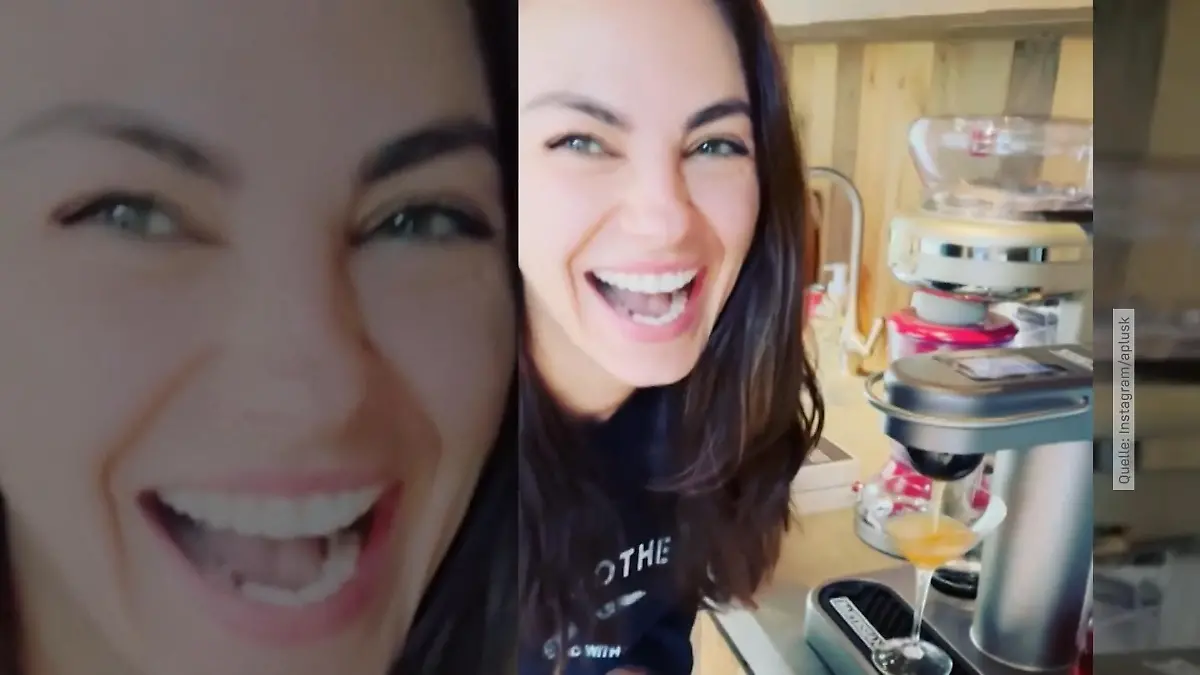 Mila Kunis beendet Dry January zu früh Ashton Kutcher erwischt sie
