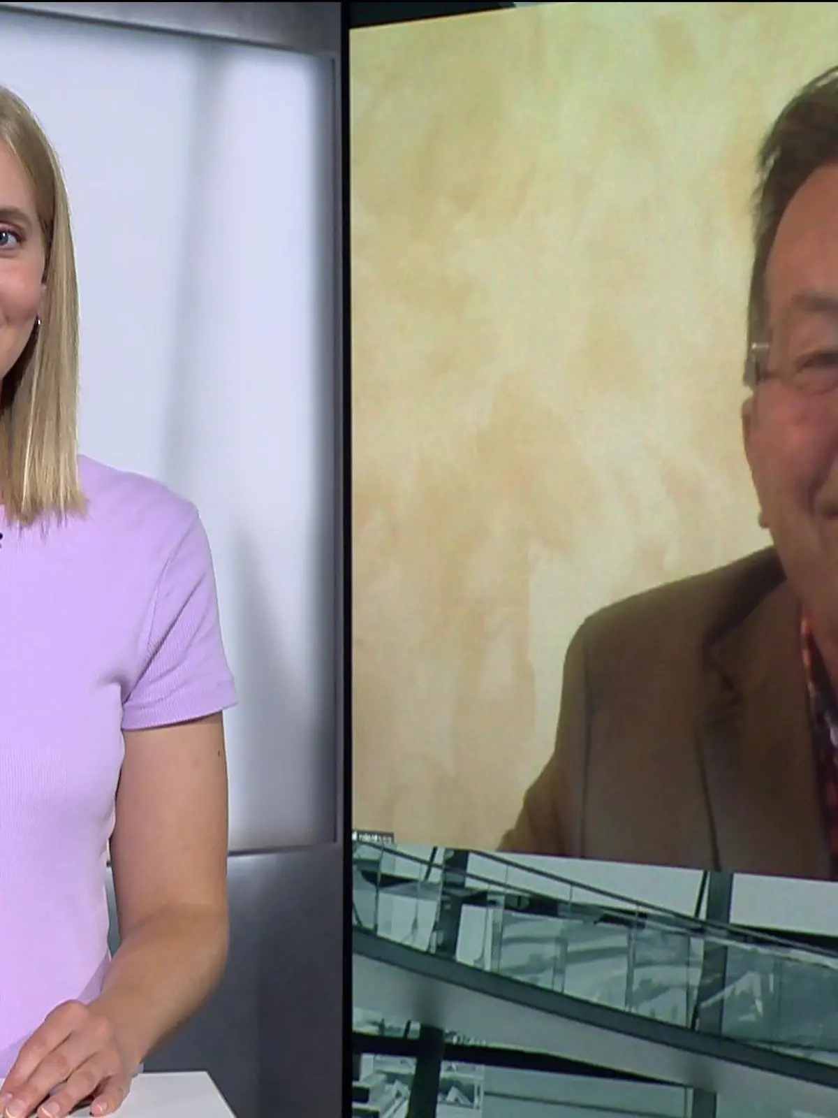 Nele Balgo spricht mit Ralph Thiele