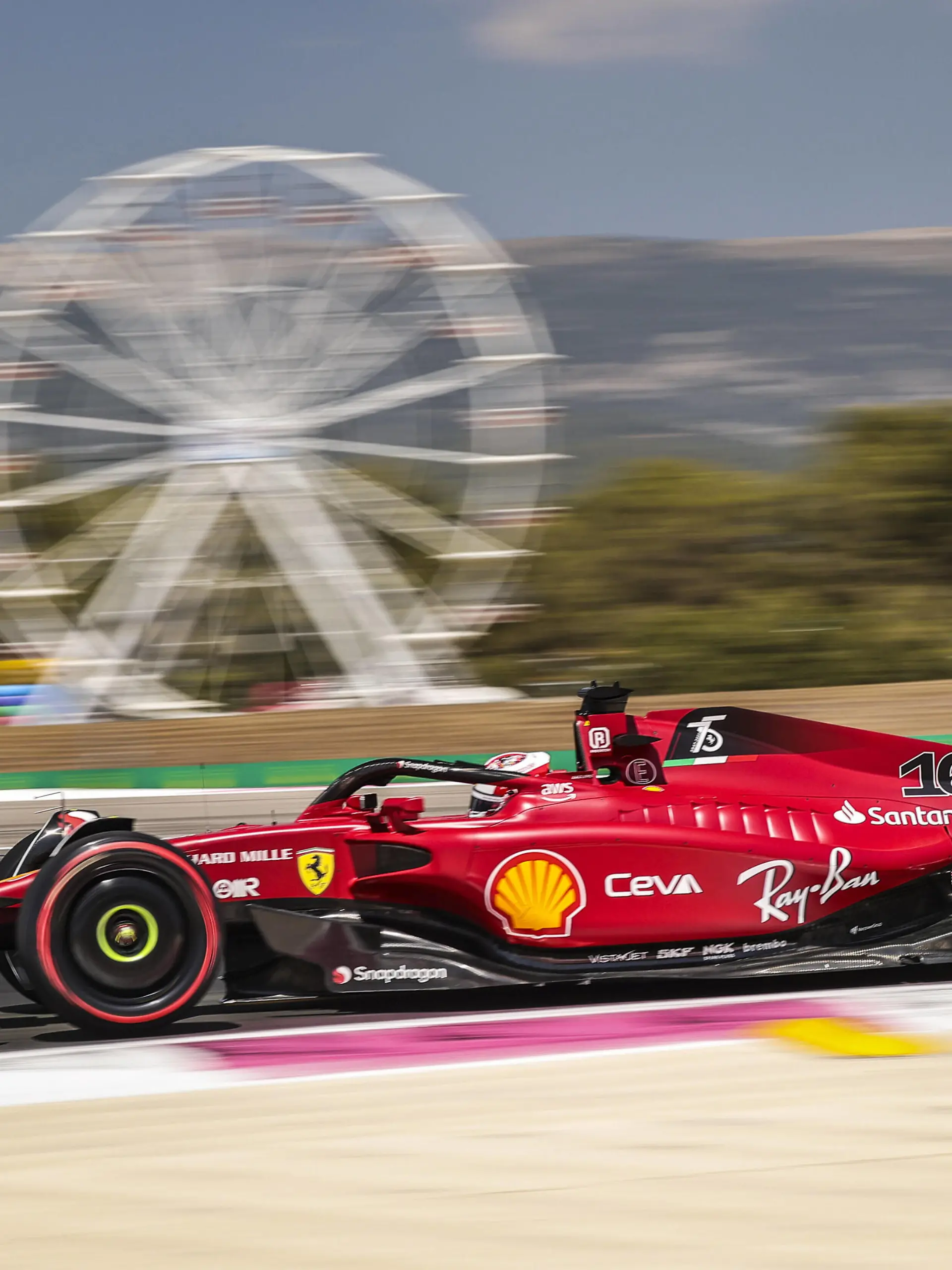16 LECLERC Charles mco, Scuderia Ferrari F1-75, action during the Formula 1 Lenovo Grand Prix de France, French Grand Prix 2022, 12th round of the 2022 FIA Formula One World Championship, WM, Weltmeisterschaft from July 22 to 24, 2022 on the Circuit Paul Ricard, in Le Castellet, France - F1 - FRENCH GRAND PRIX 2022 DPPI/Panoramic PUBLICATIONxNOTxINxFRAxITAxBEL DC0A6060 