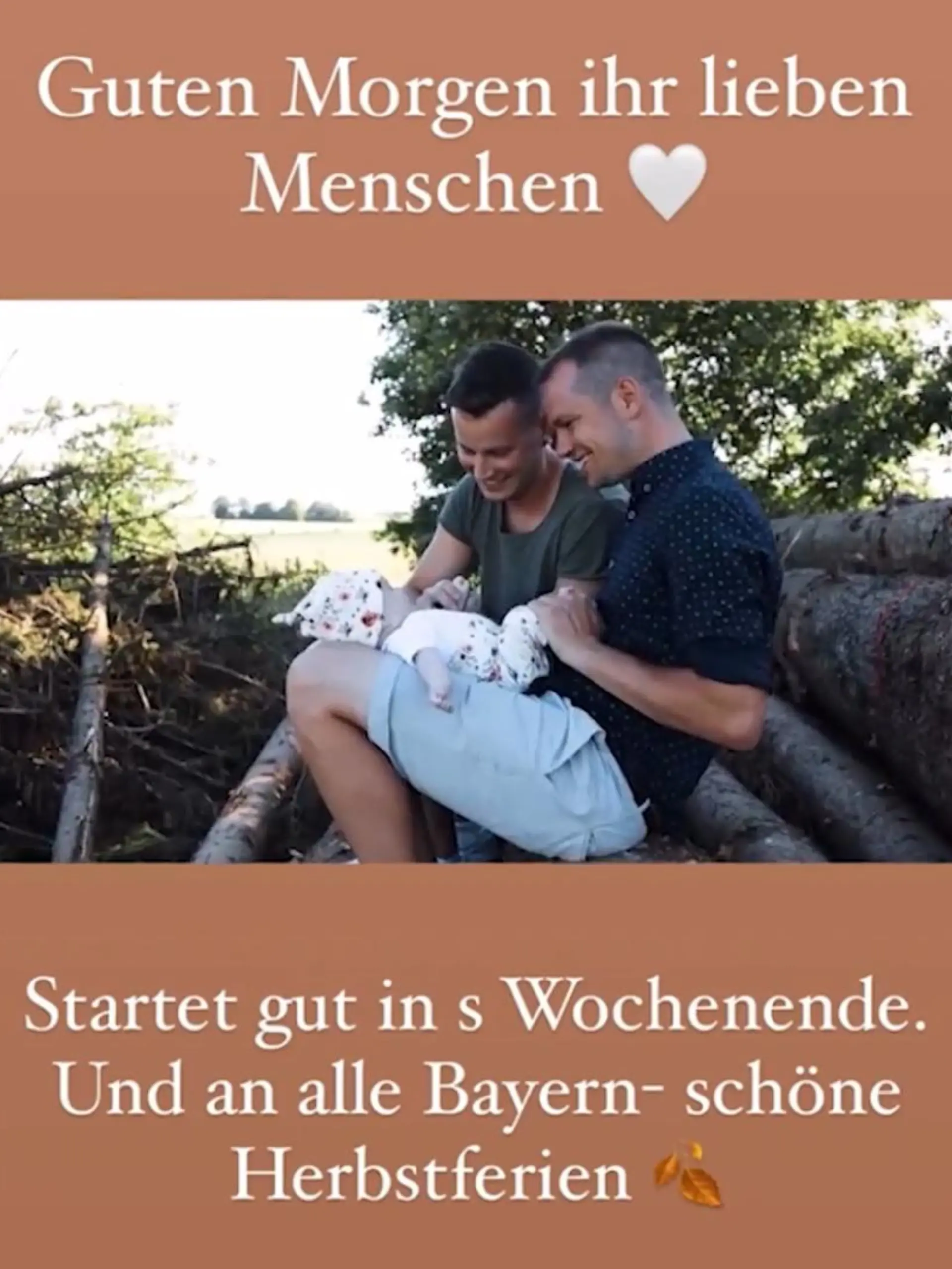 Bild zu: "Kleines I-Tüpfelchen auf dem Familienglück: Horst teilt die Vaterfreuden."