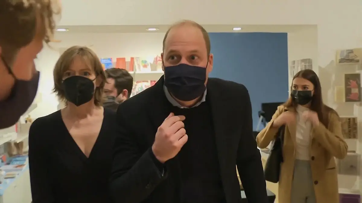 Prinz William lässt Reporter geschickt auflaufen Frage nach Prinz Andrew