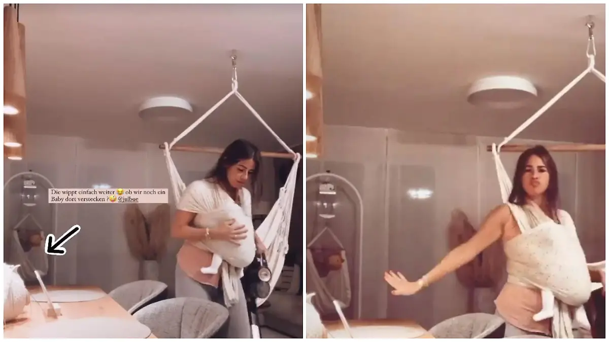 Sarah schmeißt Haushalt mit Baby So wippt Sarah den Haushalt!