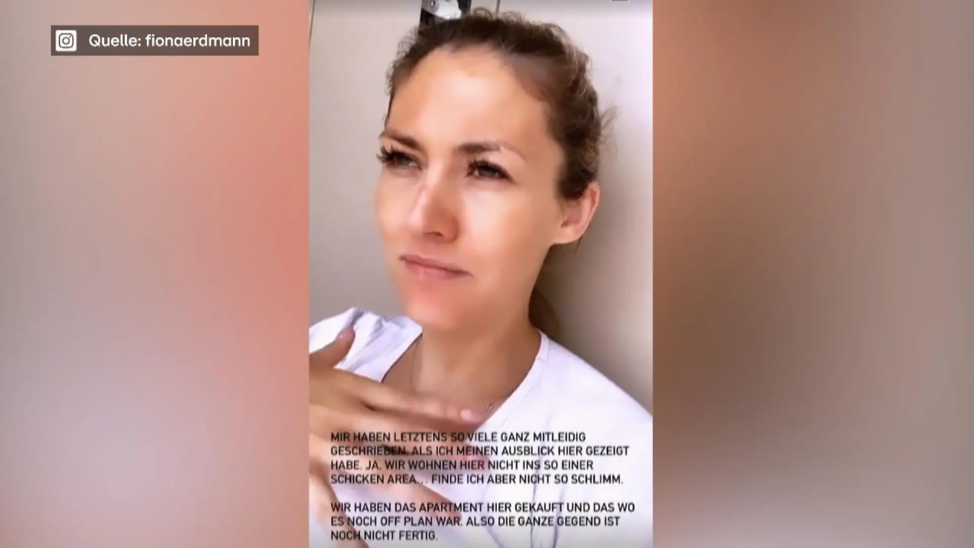 Fiona Erdmann wohnt auf einer Baustelle Im luxuriösen Dubai