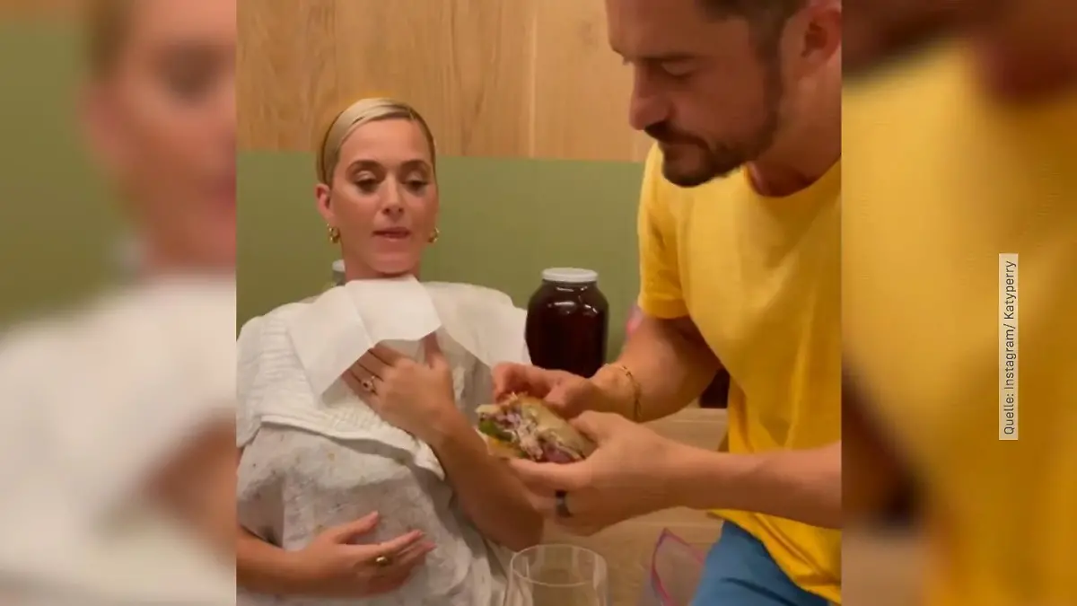 Popstar-Fütterung bei Katy Perry! Skurrile Szenen mit ihrem Orlando