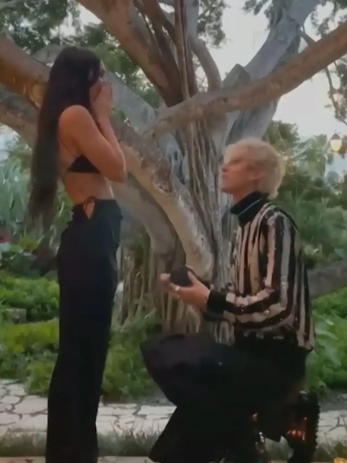 Bild zu: "Machine Gun Kelly hält um Megan Fox' Hand an"