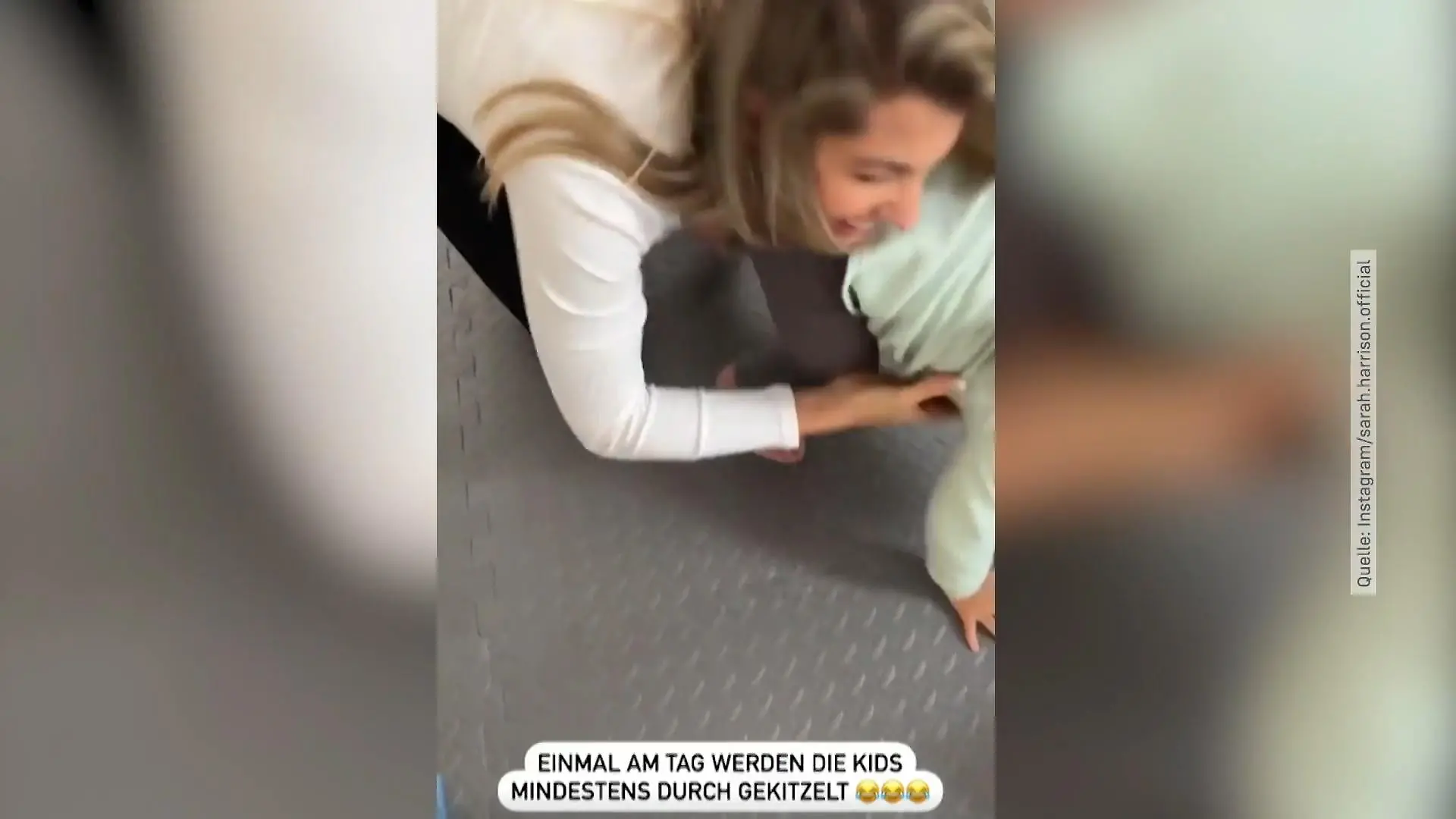 Sarah Harrison äußert sich zur Kitzel-Kritik Kitzeln eine Form der Quälerei