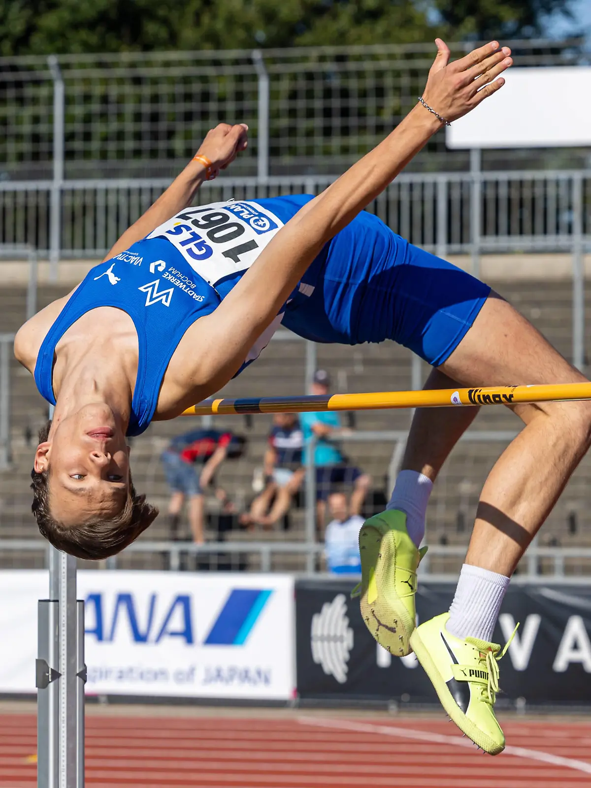 Deutsche Leichtathletik-Jugendmeisterschaften Ulm, 16.07.2022 Louis Robertz TV Wattenscheid 01 Deutsche Leichtathletik-Jugendmeisterschaften im Donaustadion in Ulm am 16.07.2022, Baden-Wuerttemberg. *** German Athletics Youth Championships Ulm, 16 07 2022 Louis Robertz TV Wattenscheid 01 German Athletics Youth Championships at the Donaustadion in Ulm on 16 07 2022, Baden Wuerttemberg Copyright: xBEAUTIFULxSPORTS/KJPetersx