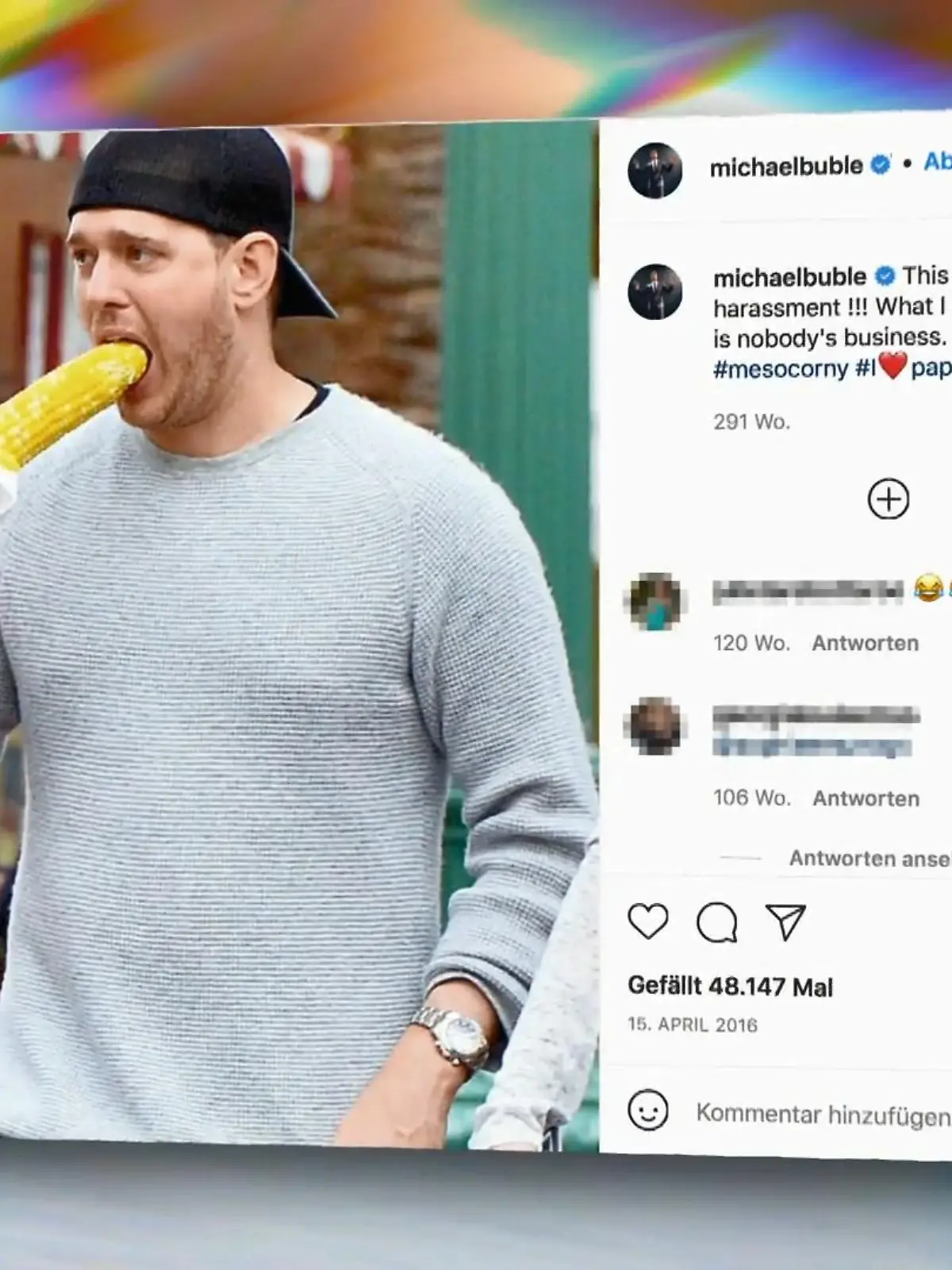 Bild zu: "Michael Bublé: „Ich liebe nur einen: nämlich dich!“"