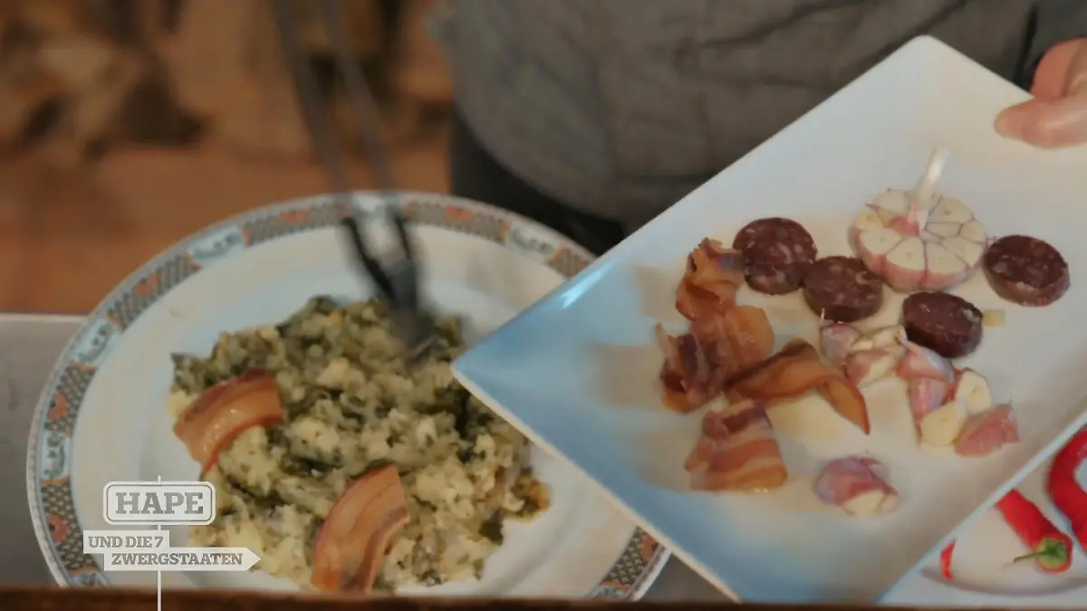 Hape lernt die traditionellen Gerichte in Andorra kennen Küche Andorras