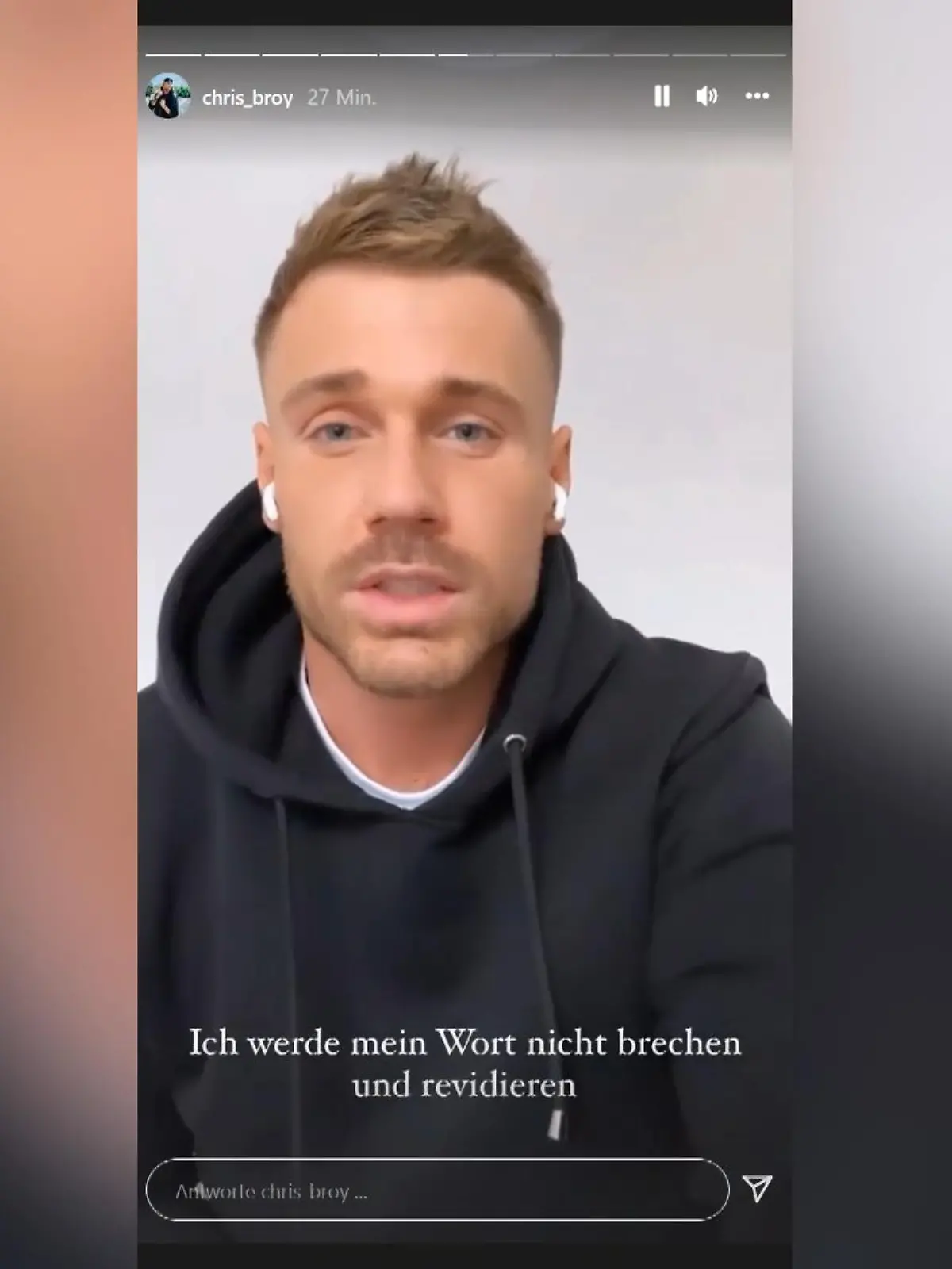 Bild zu: "Chris Broy nimmt Stellung zu Evas Entscheidung"